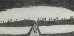 Lake And Monument By Laurence Stephen Lowry