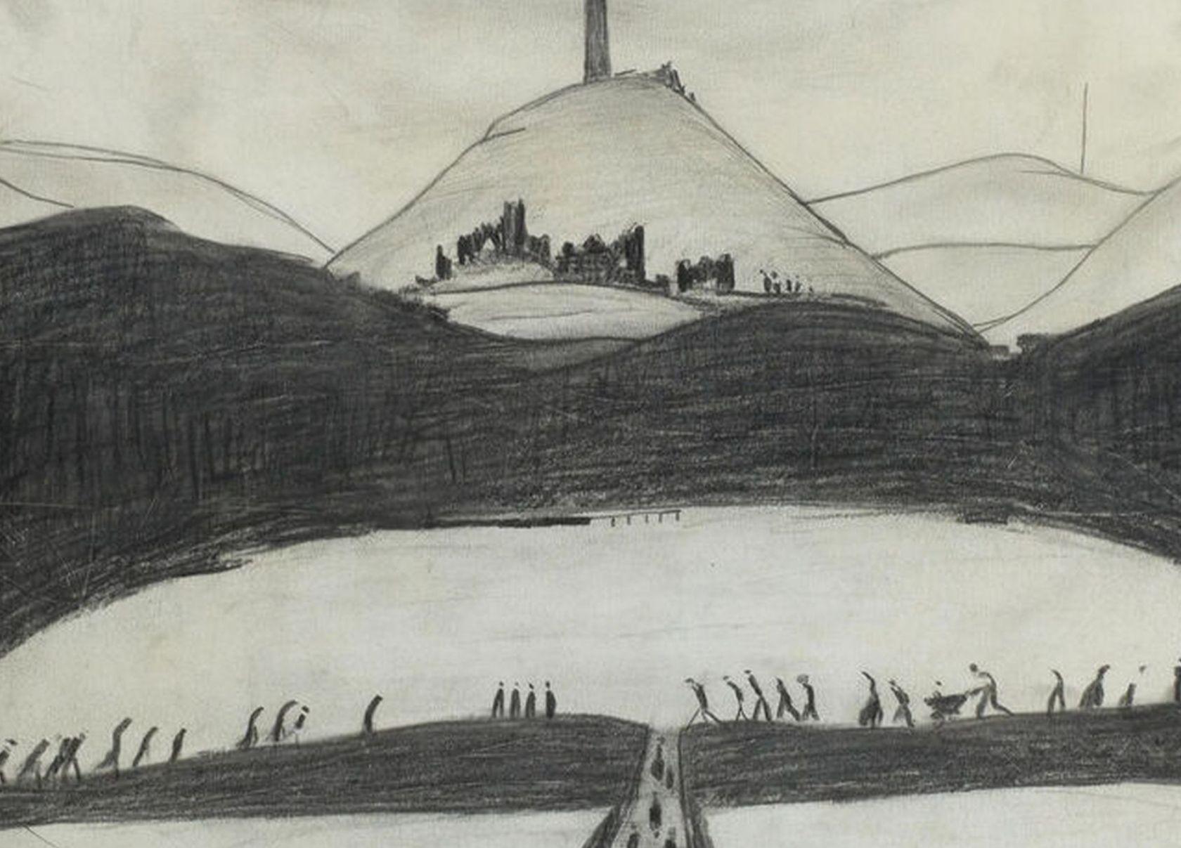 Lake And Monument de Laurence Stephen Lowry en vente 3