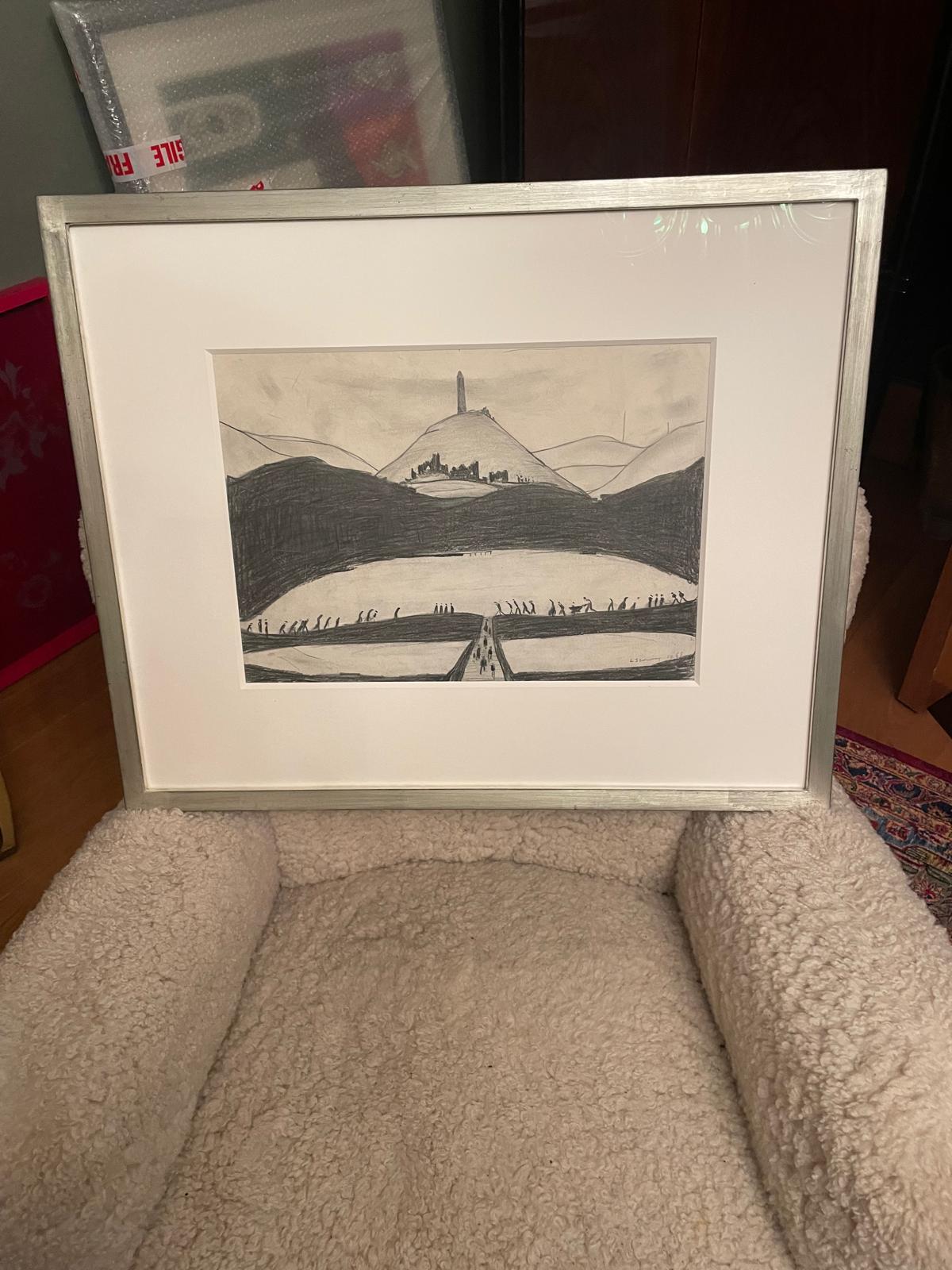 Lake And Monument de Laurence Stephen Lowry en vente 4