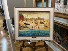 Oil Painting Copy Signed L S Lowry 20th Century Beautiful done New Frame