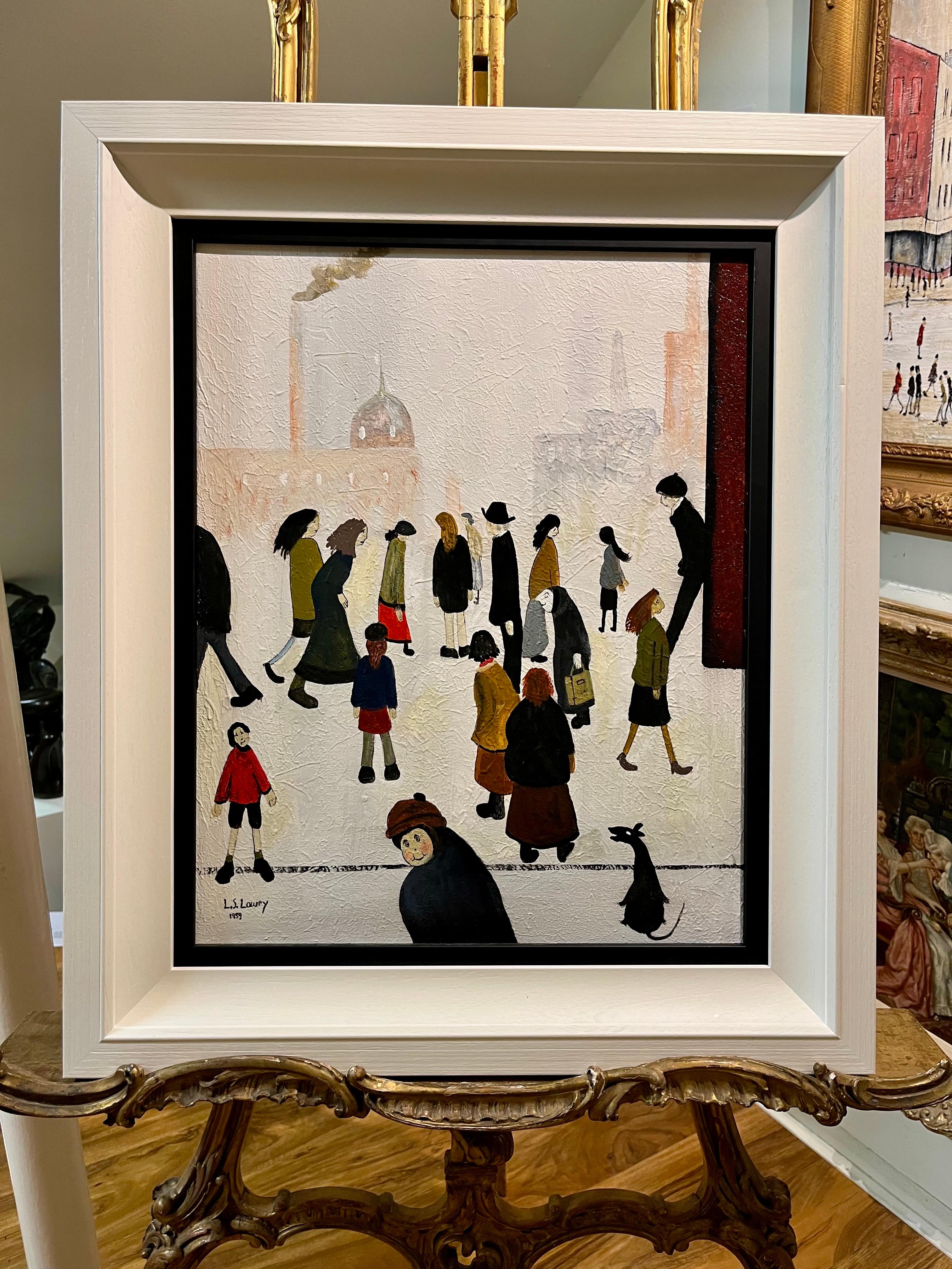 VECCHIO MASTER Firmato L.S. Lowry 