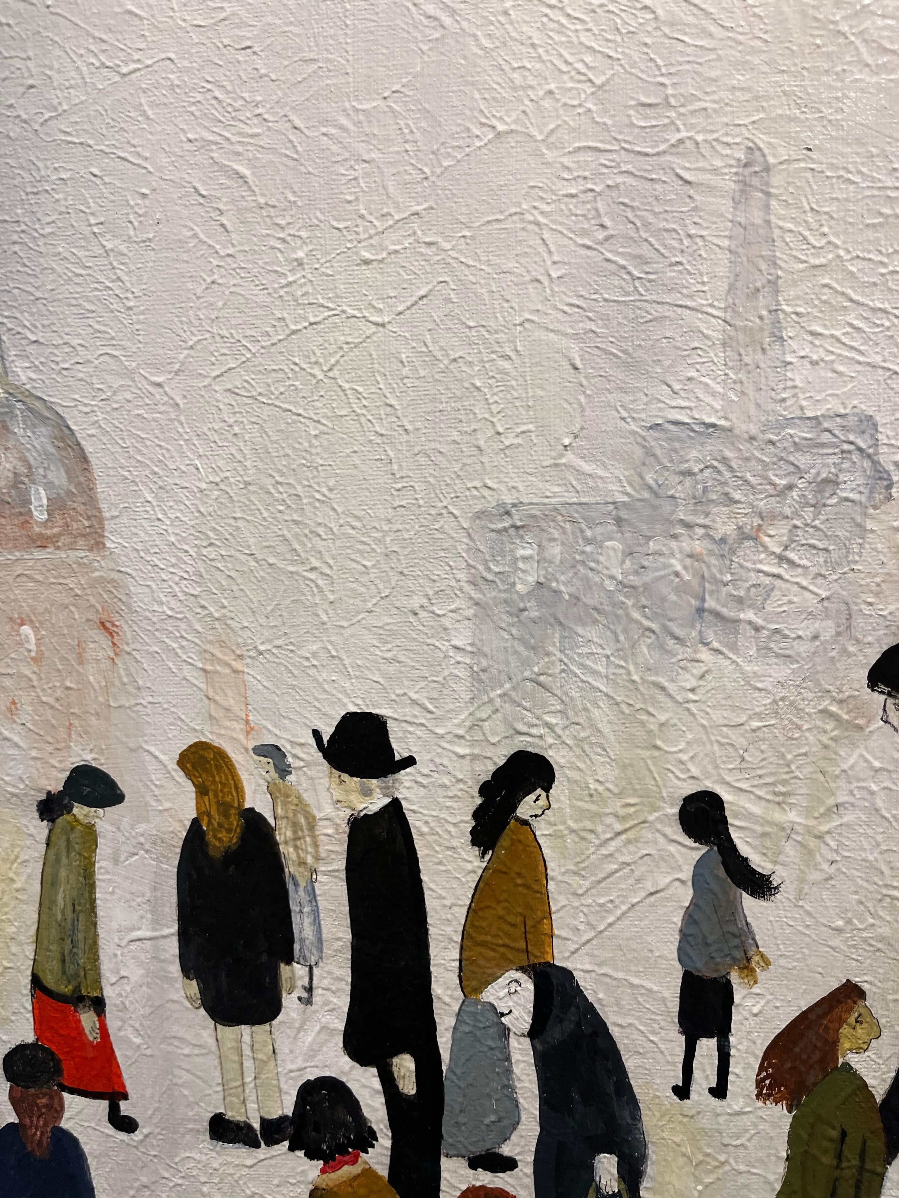 VECCHIO MASTER Firmato L.S. Lowry 