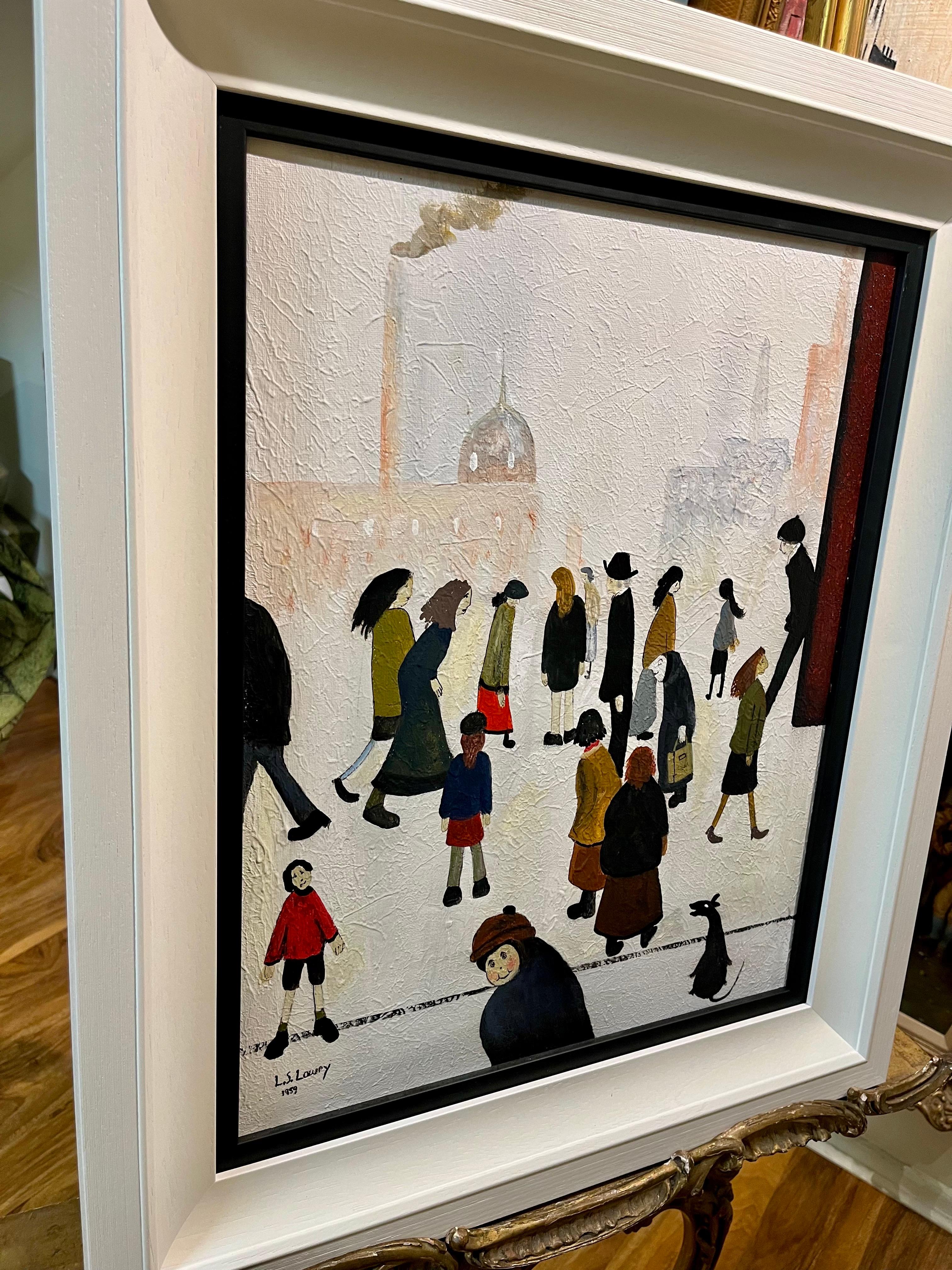 VECCHIO MASTER Firmato L.S. Lowry 