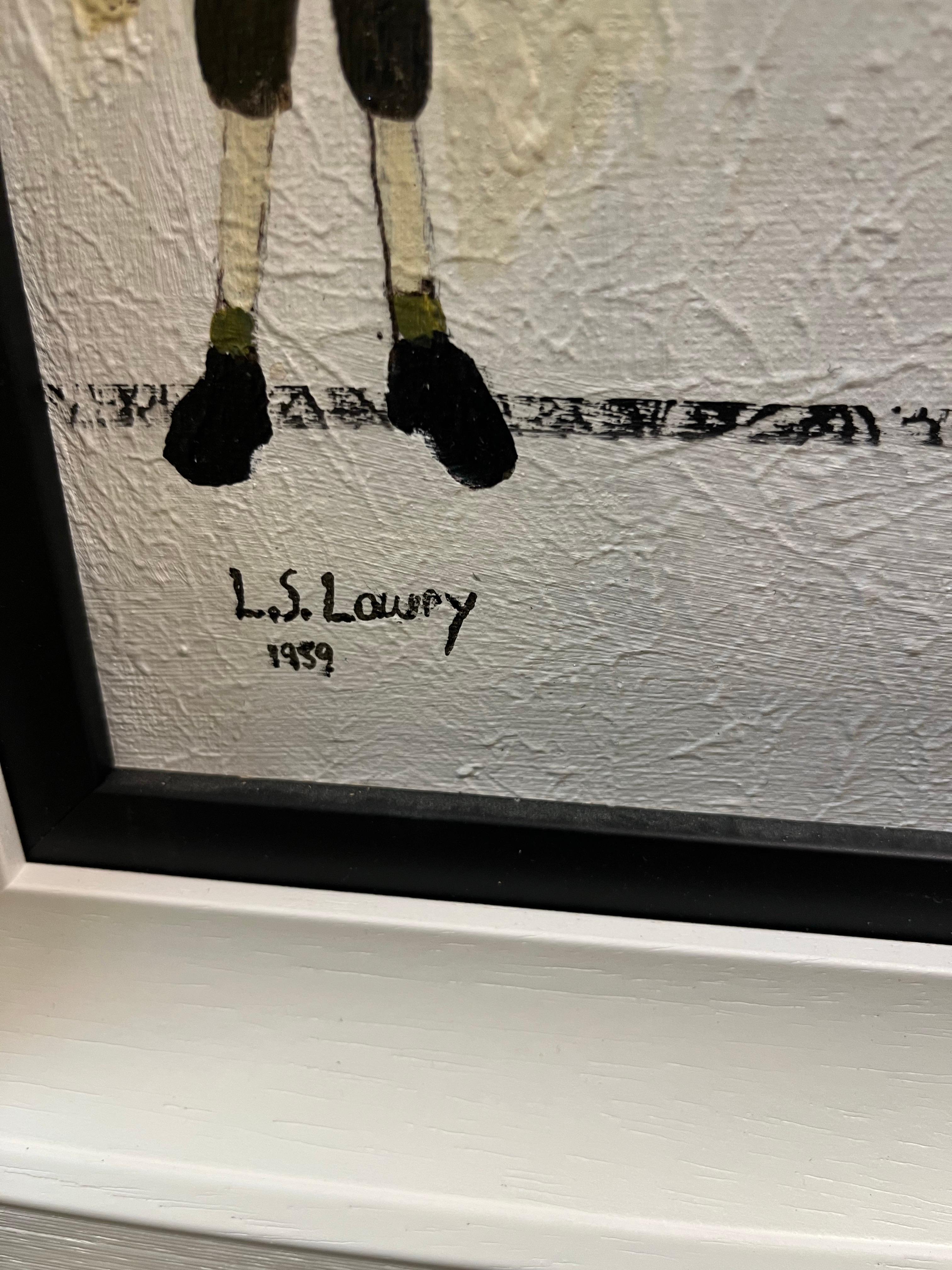 VECCHIO MASTER Firmato L.S. Lowry 