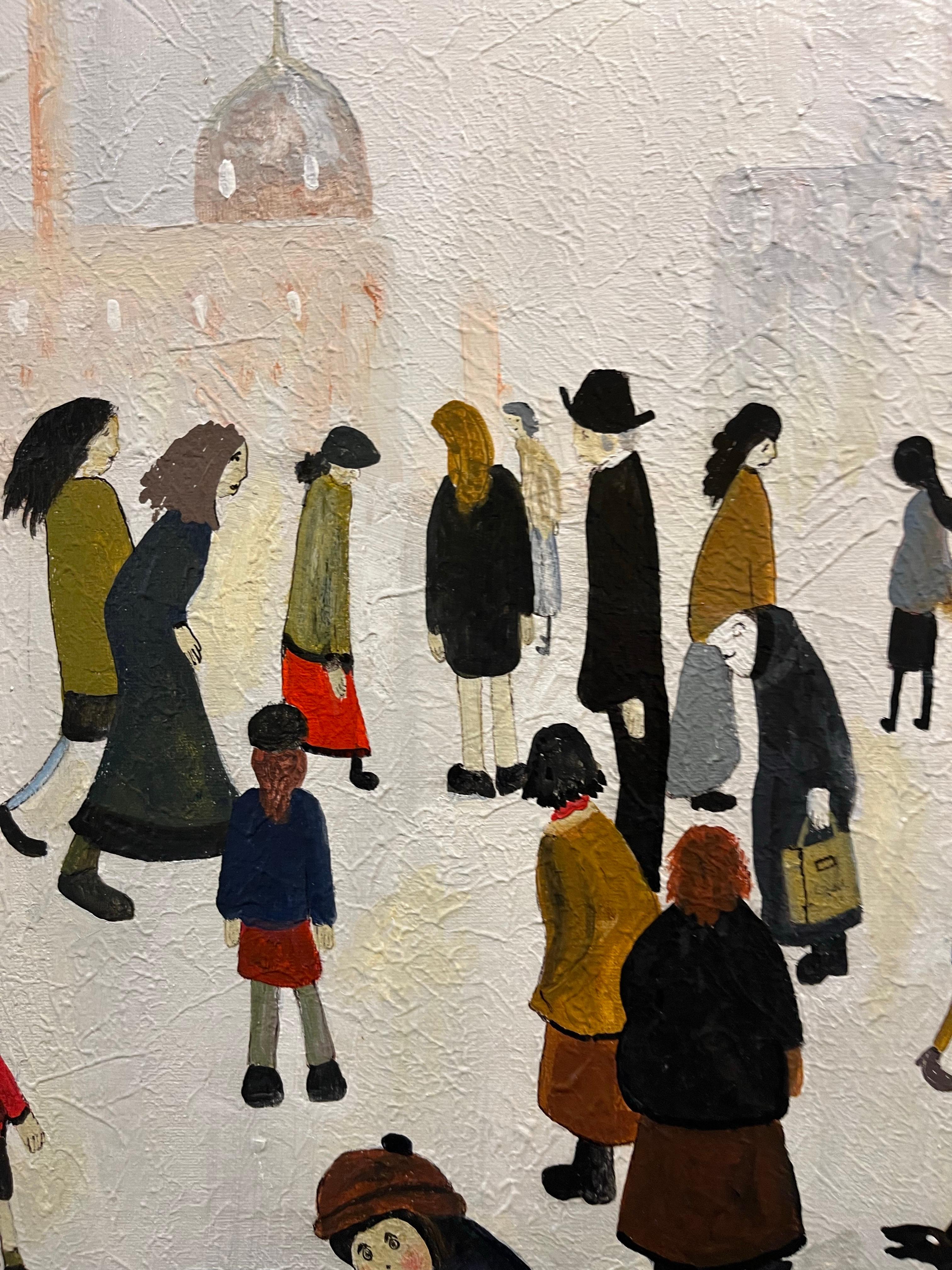 VECCHIO MASTER Firmato L.S. Lowry 