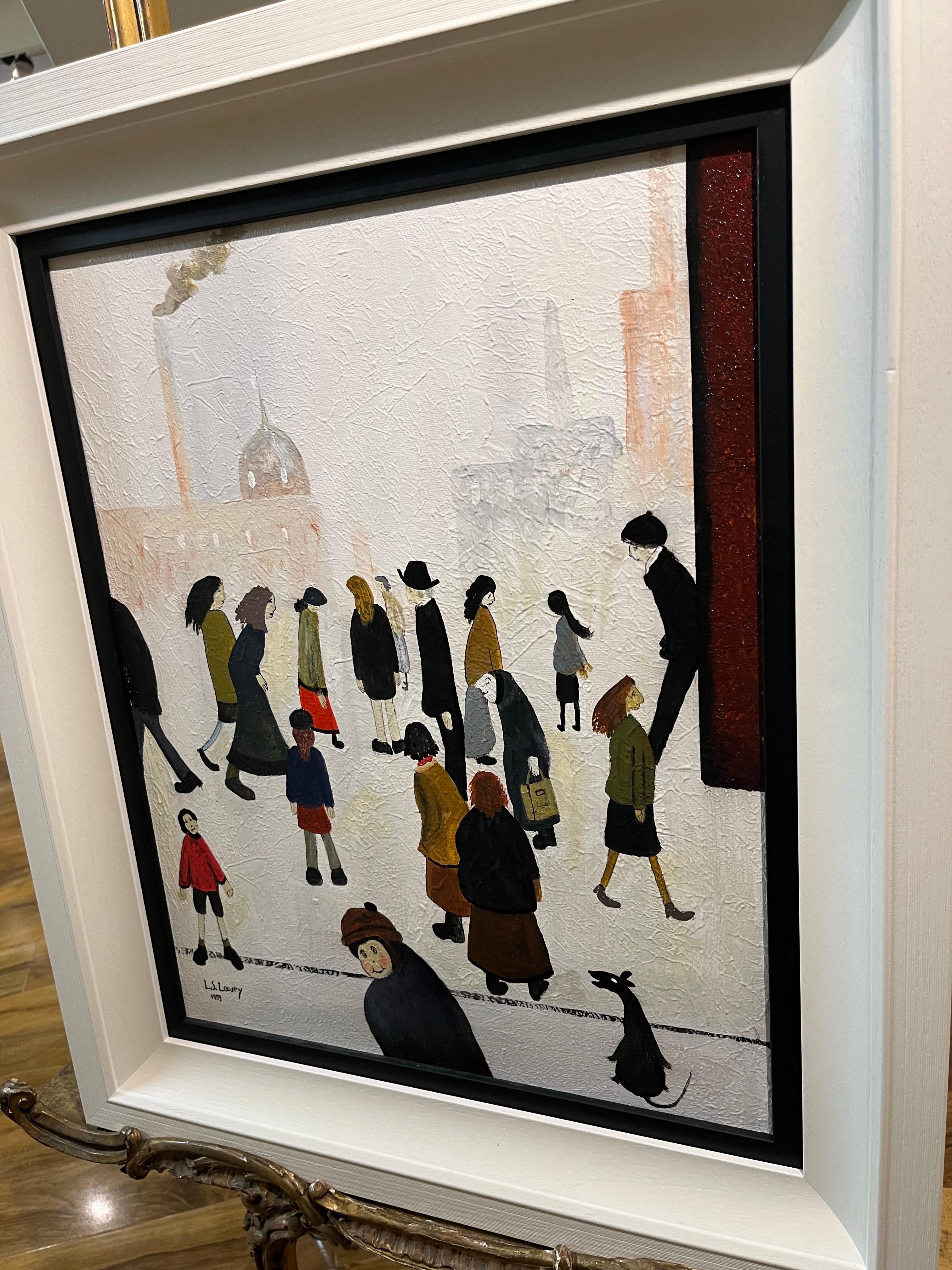 VECCHIO MASTER Firmato L.S. Lowry 