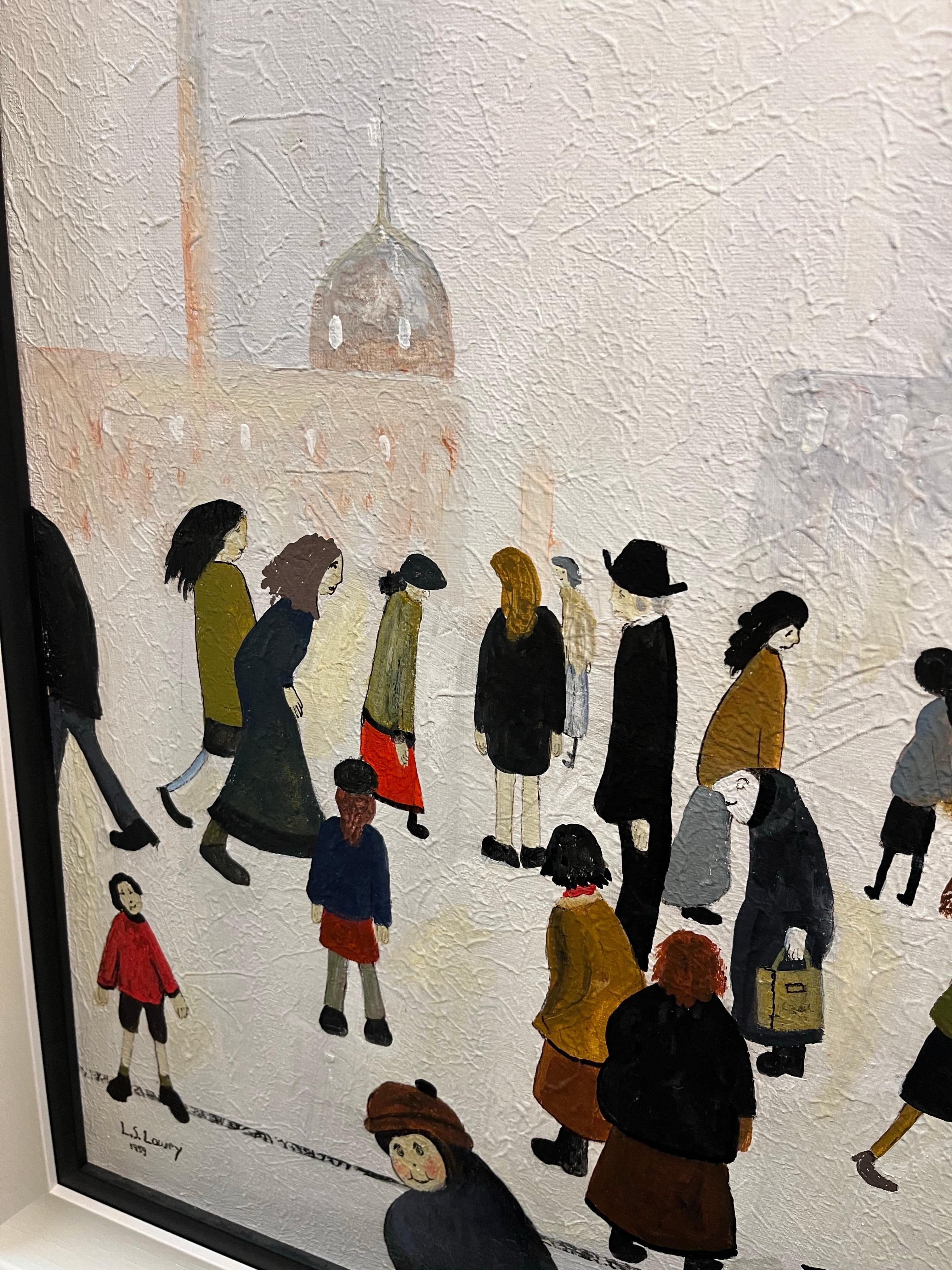 VECCHIO MASTER Firmato L.S. Lowry 