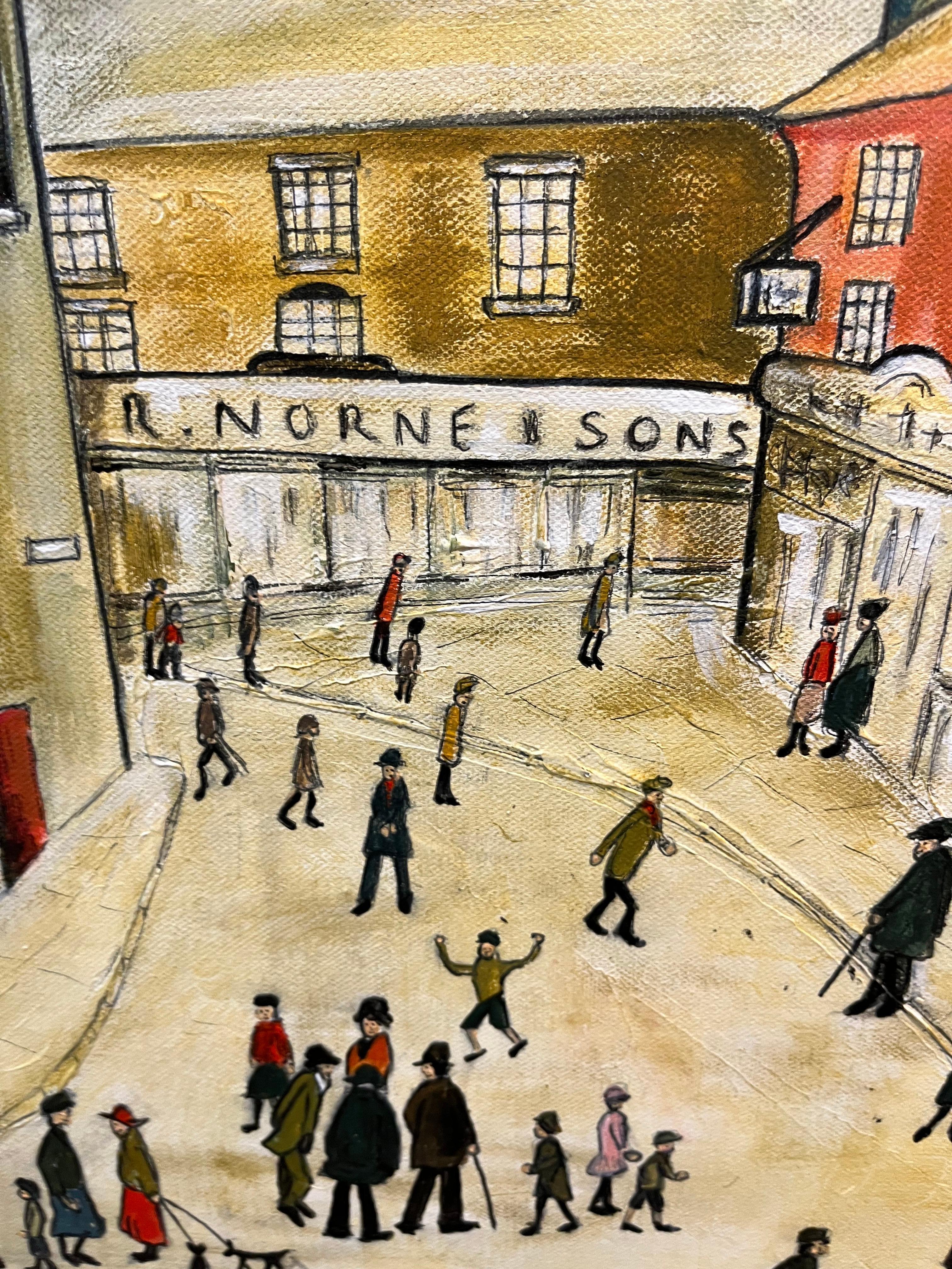 OLD MASTER Firmato L.S. Lowry 