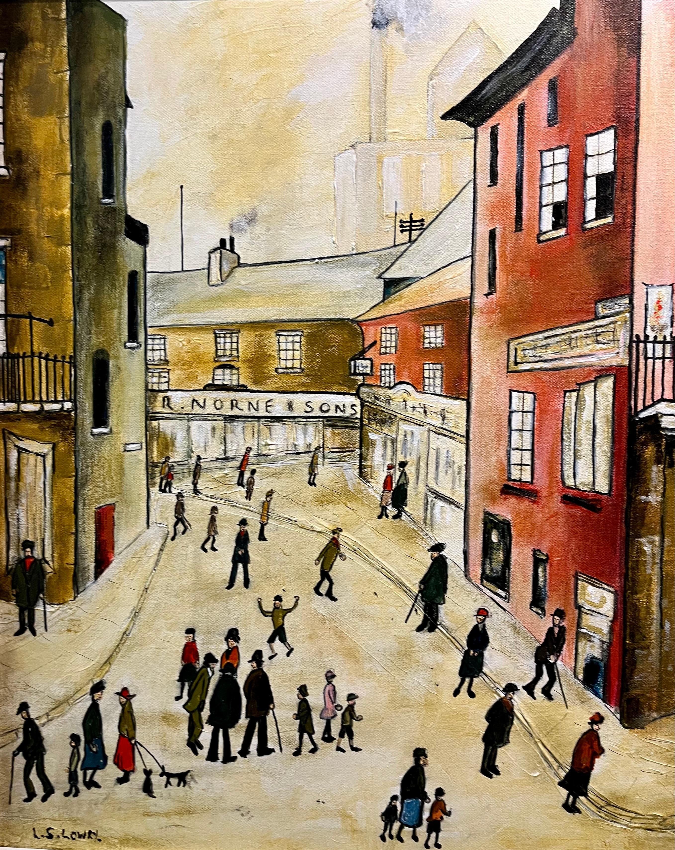 OLD MASTER Firmato L.S. Lowry 