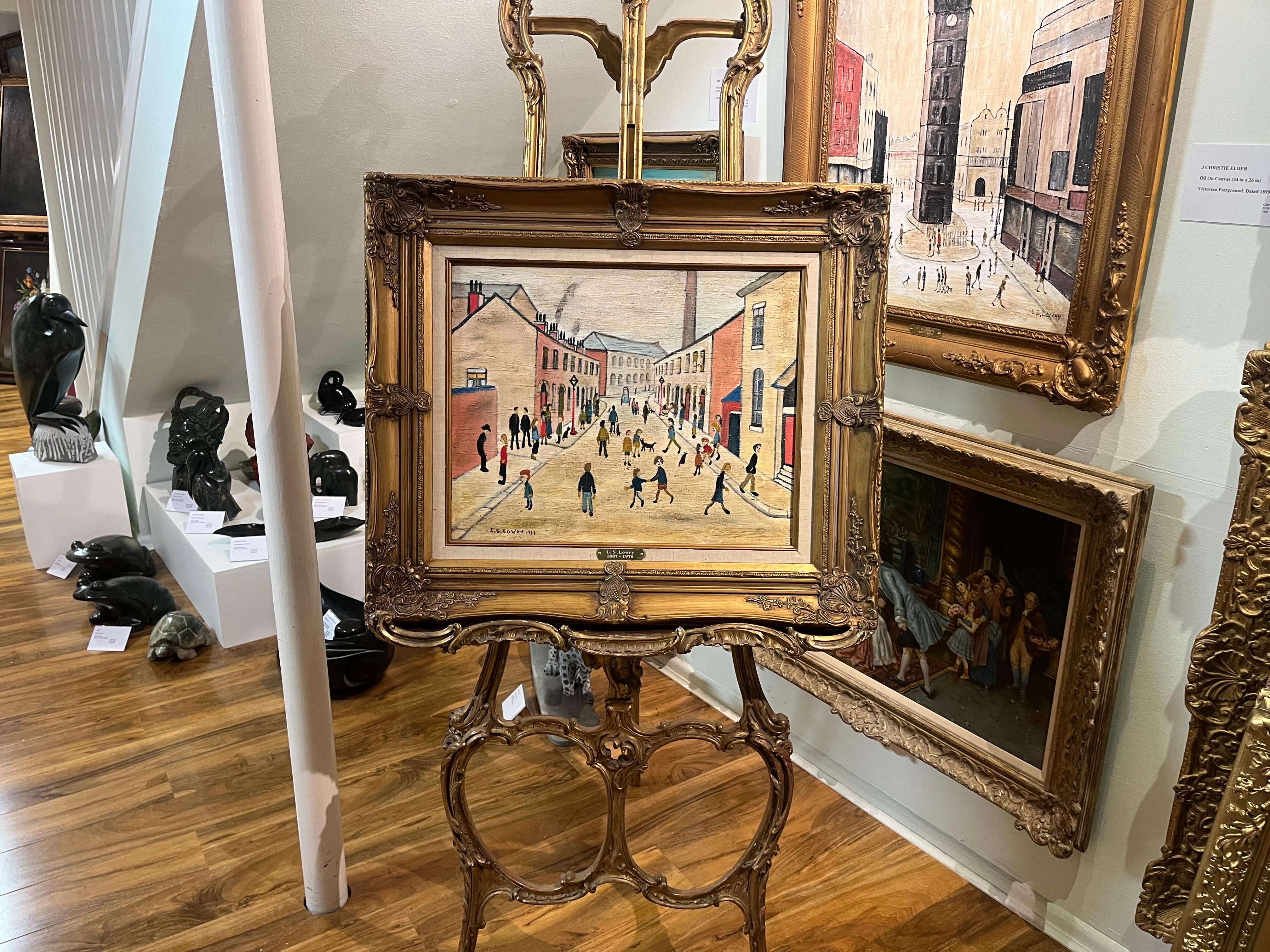 OLD MASTER Signed L S LOWRY OIL PAINTING 20th CENTURY

NEW COLLECTION Of RARE PIECES OF OLD HISTORY 

Here we have a unique and rare piece of Art signed

Good Detail one of the best i have seen , as close as you are going to get.

Painting dates
