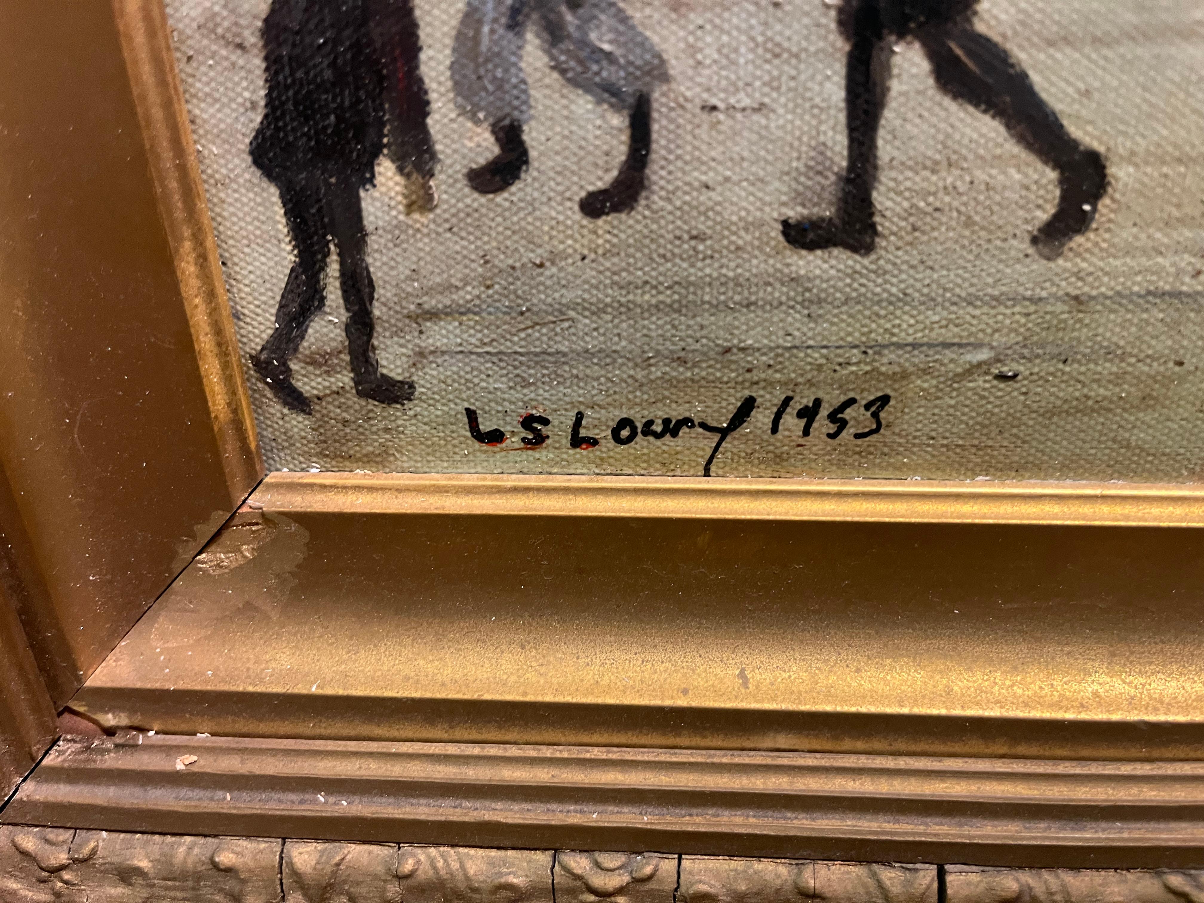 OLD MASTER firmato L.S. Lowry 
