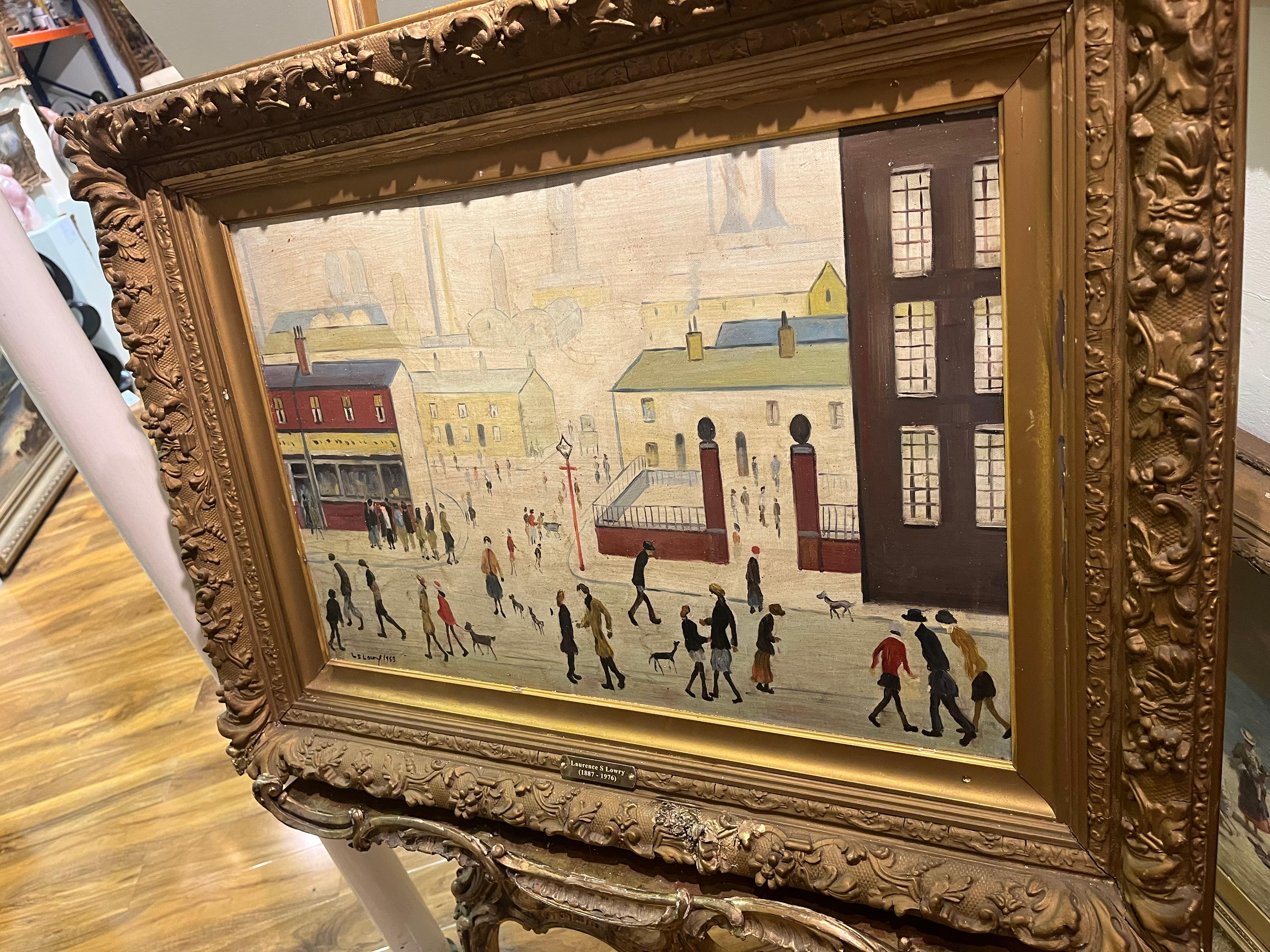 OLD MASTER firmato L.S. Lowry 