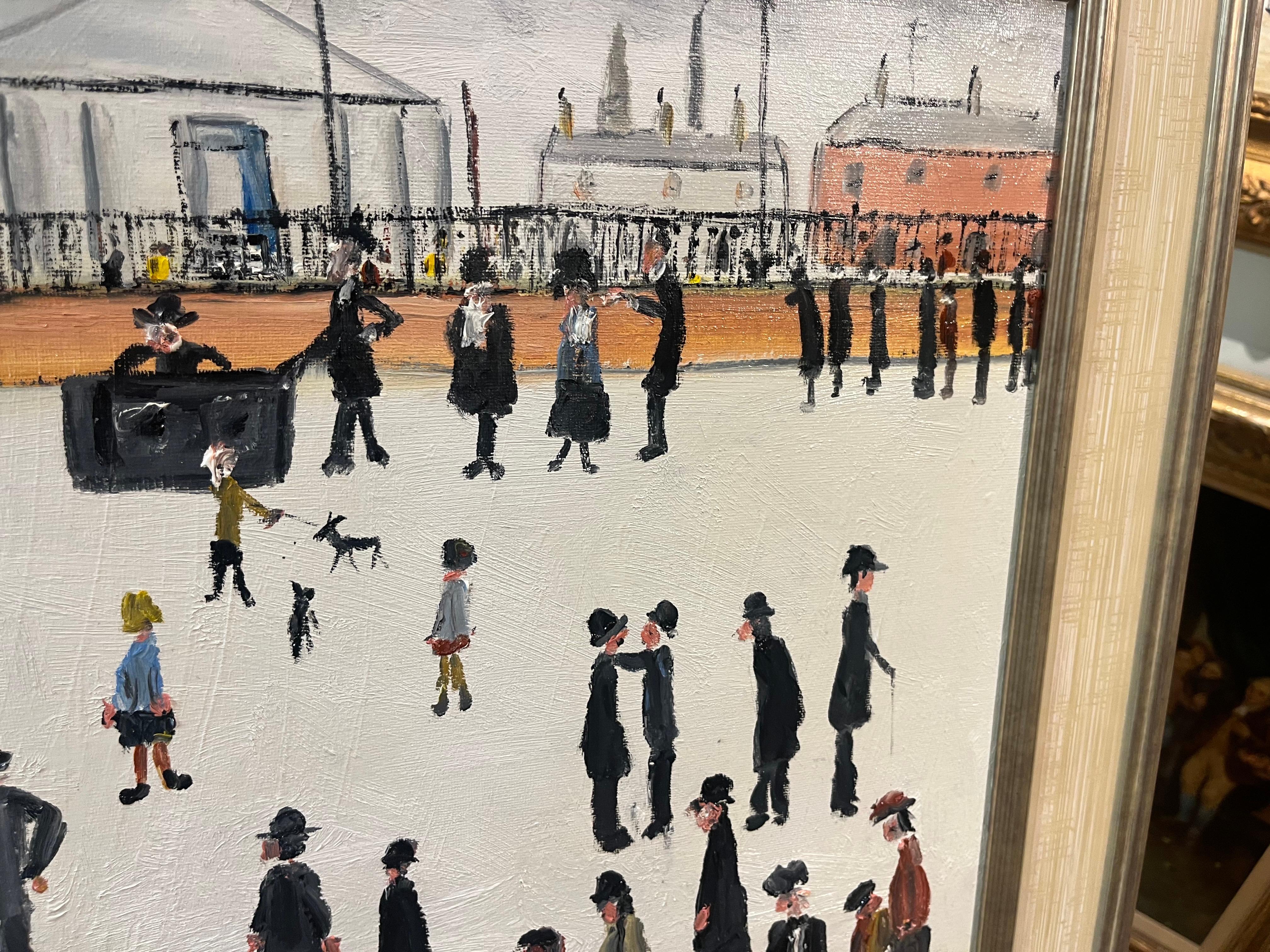 VIEJO MAESTRO Firmado L.S. Lowry 