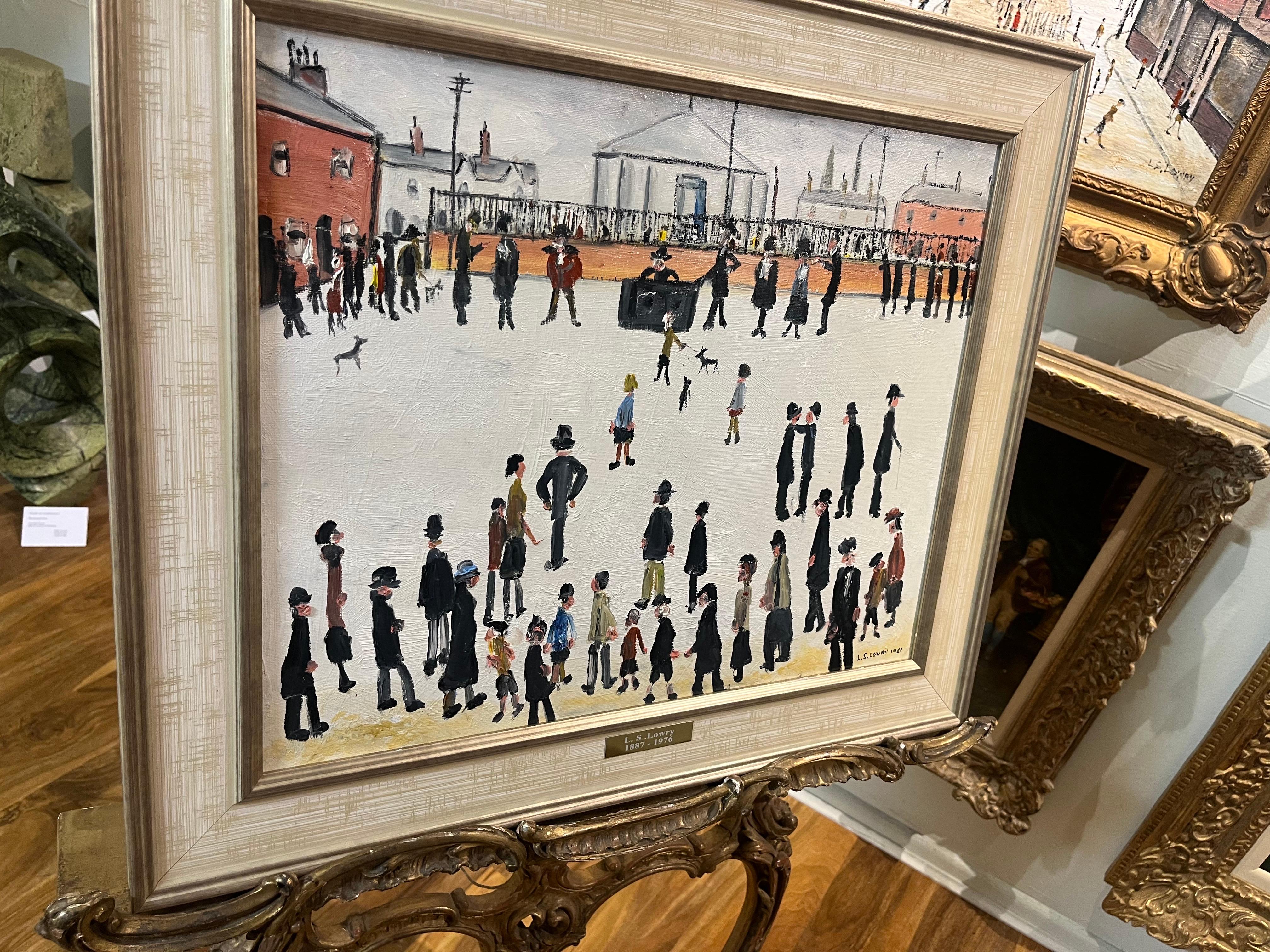 VIEJO MAESTRO Firmado L.S. Lowry 