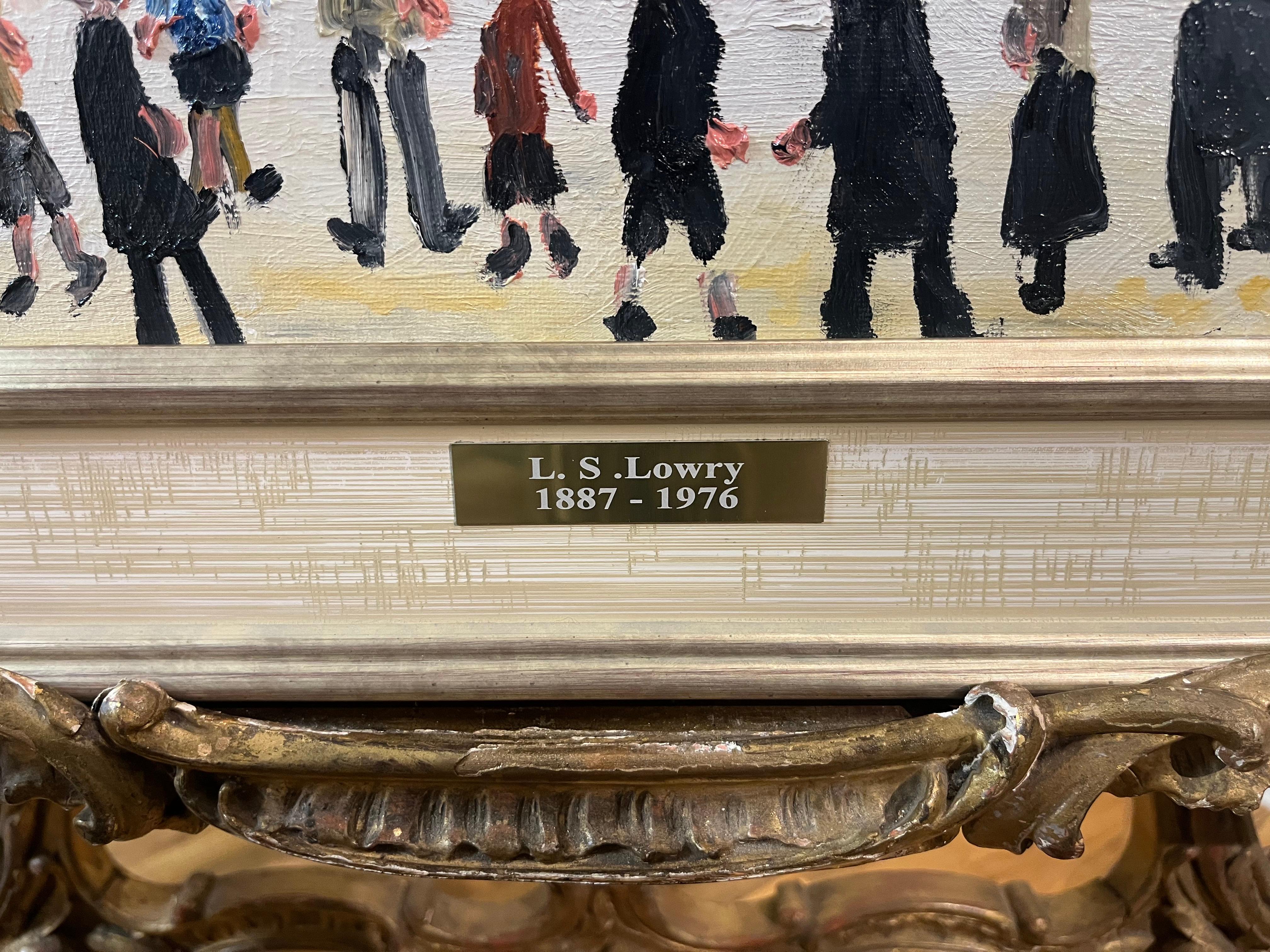 VIEJO MAESTRO Firmado L.S. Lowry 