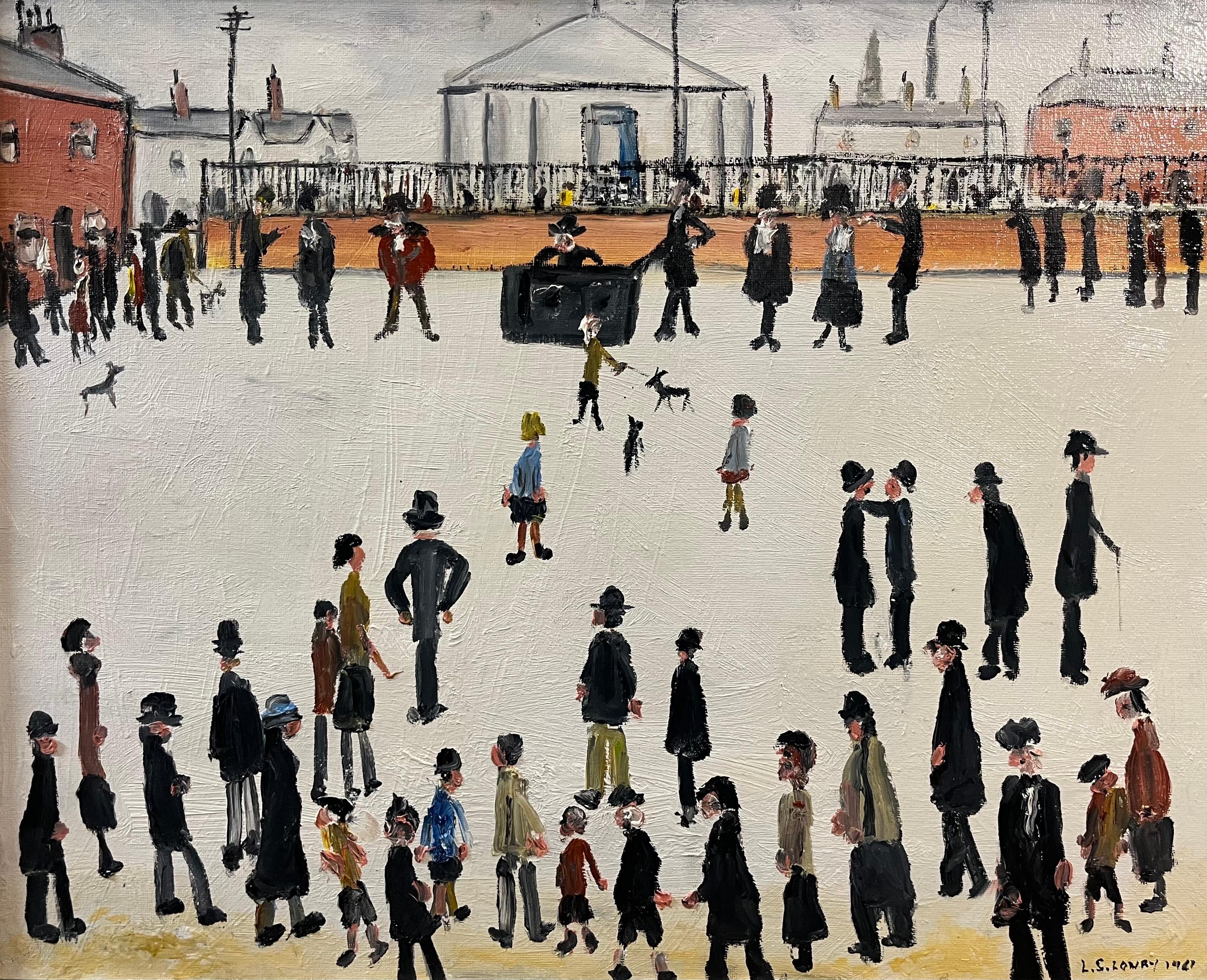 VIEJO MAESTRO Firmado L.S. Lowry 