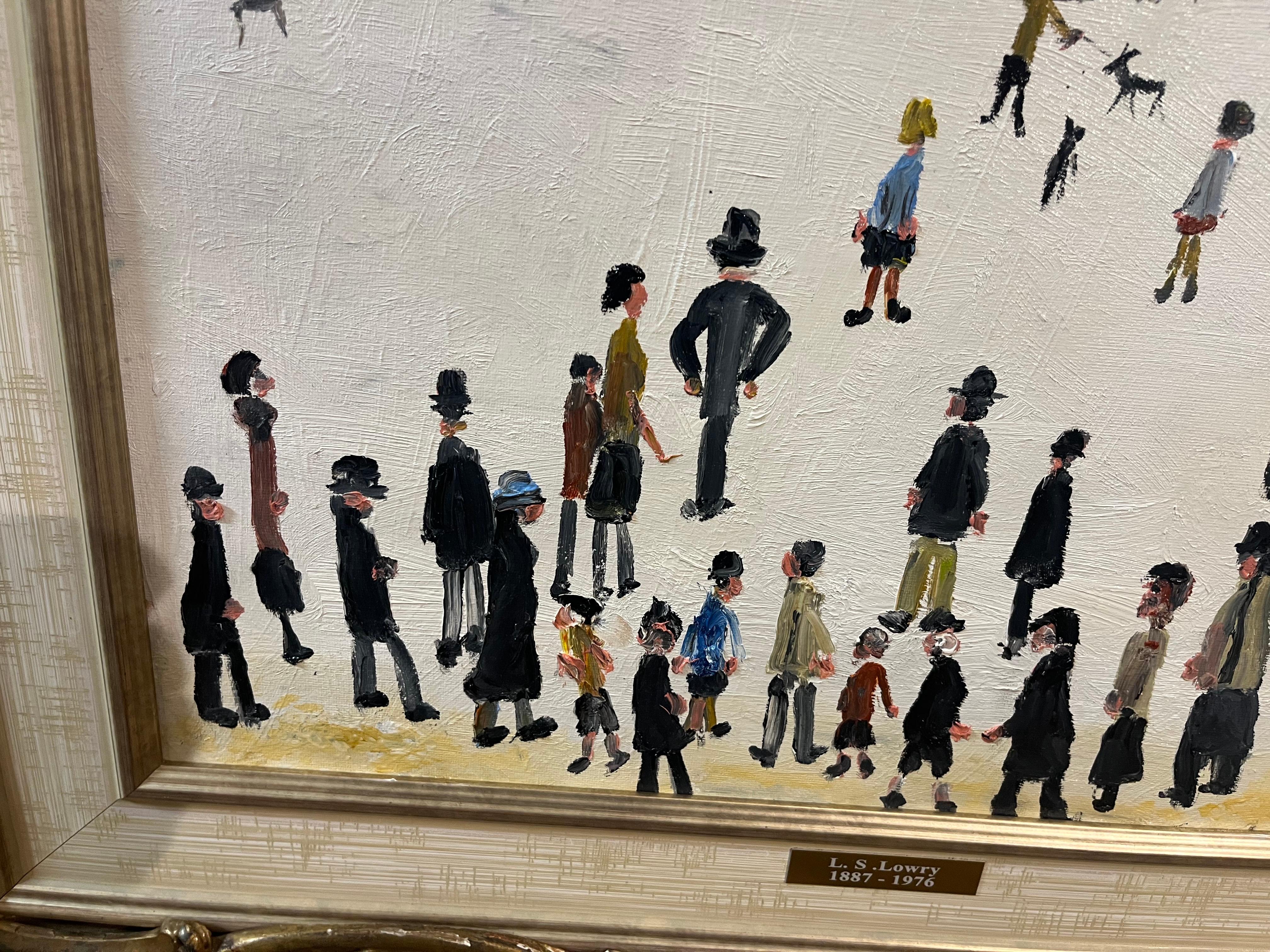 VIEJO MAESTRO Firmado L.S. Lowry 