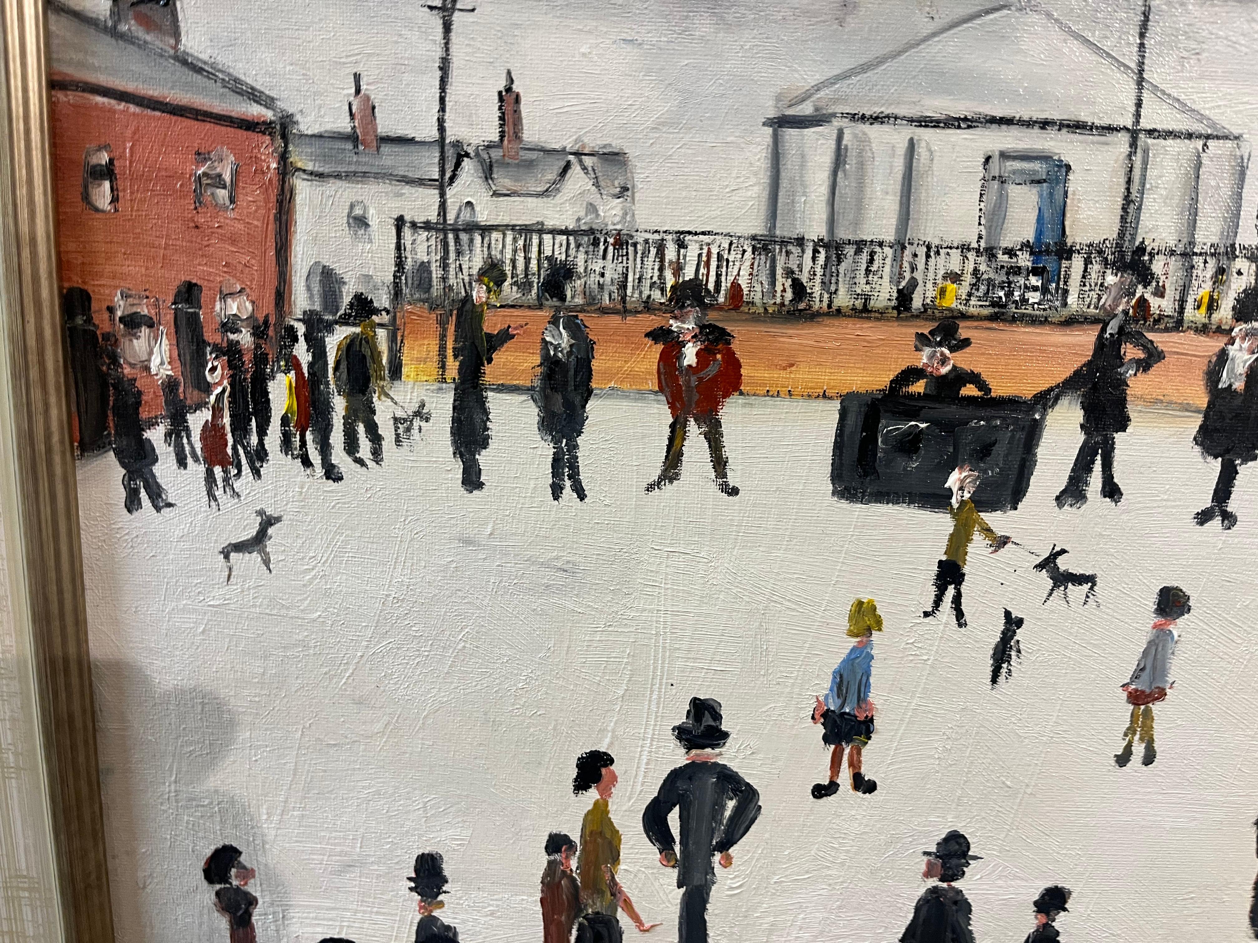 VIEJO MAESTRO Firmado L.S. Lowry 