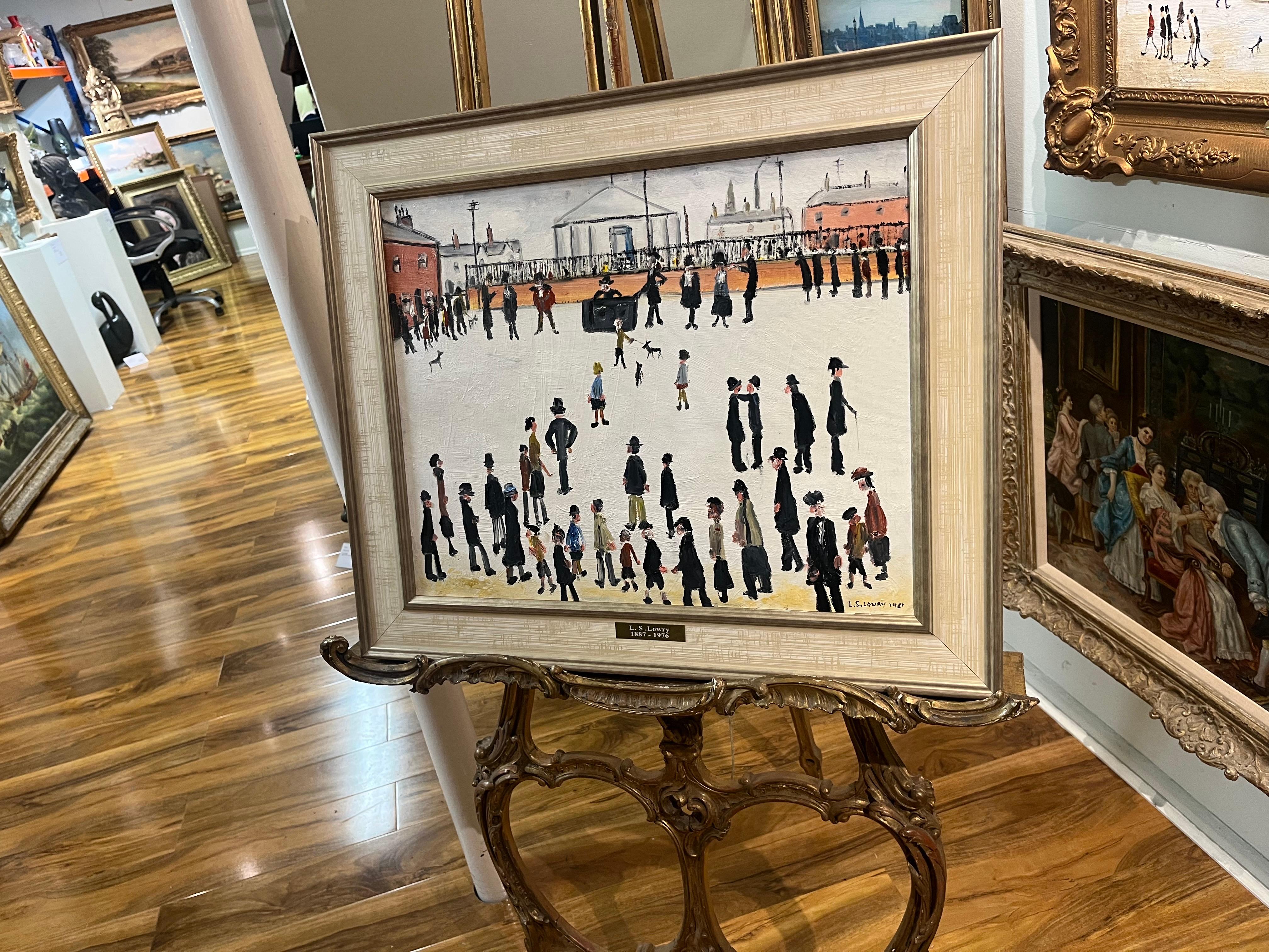 VIEJO MAESTRO Firmado L.S. Lowry 