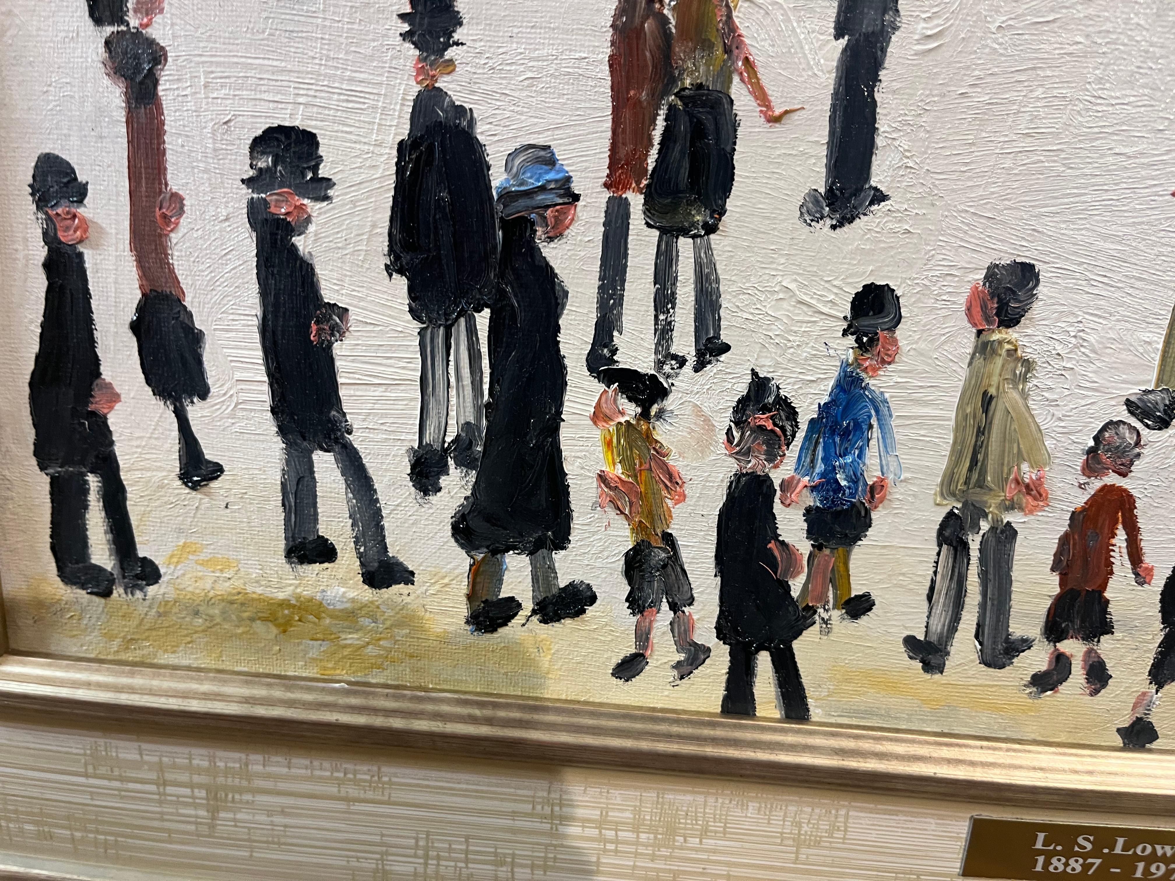 VIEJO MAESTRO Firmado L.S. Lowry 