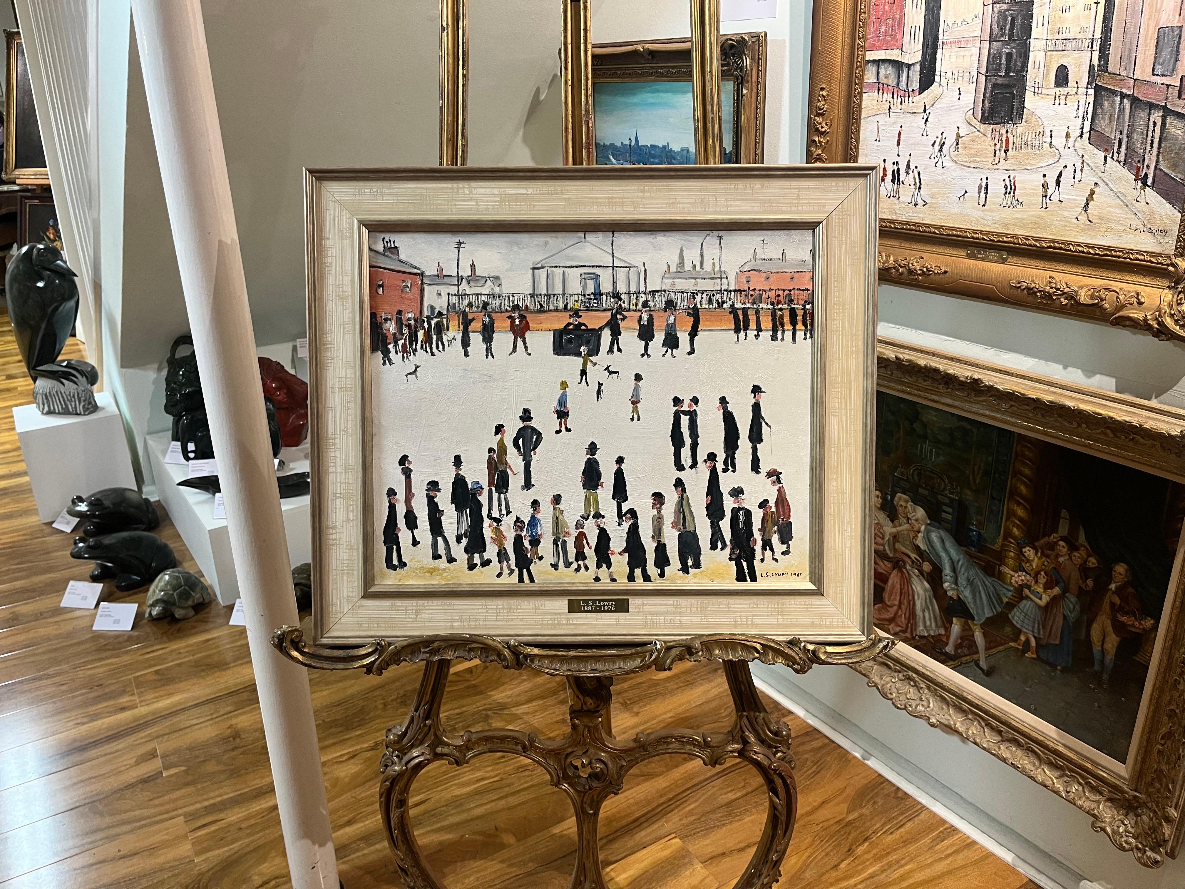 VIEJO MAESTRO Firmado L.S. Lowry 