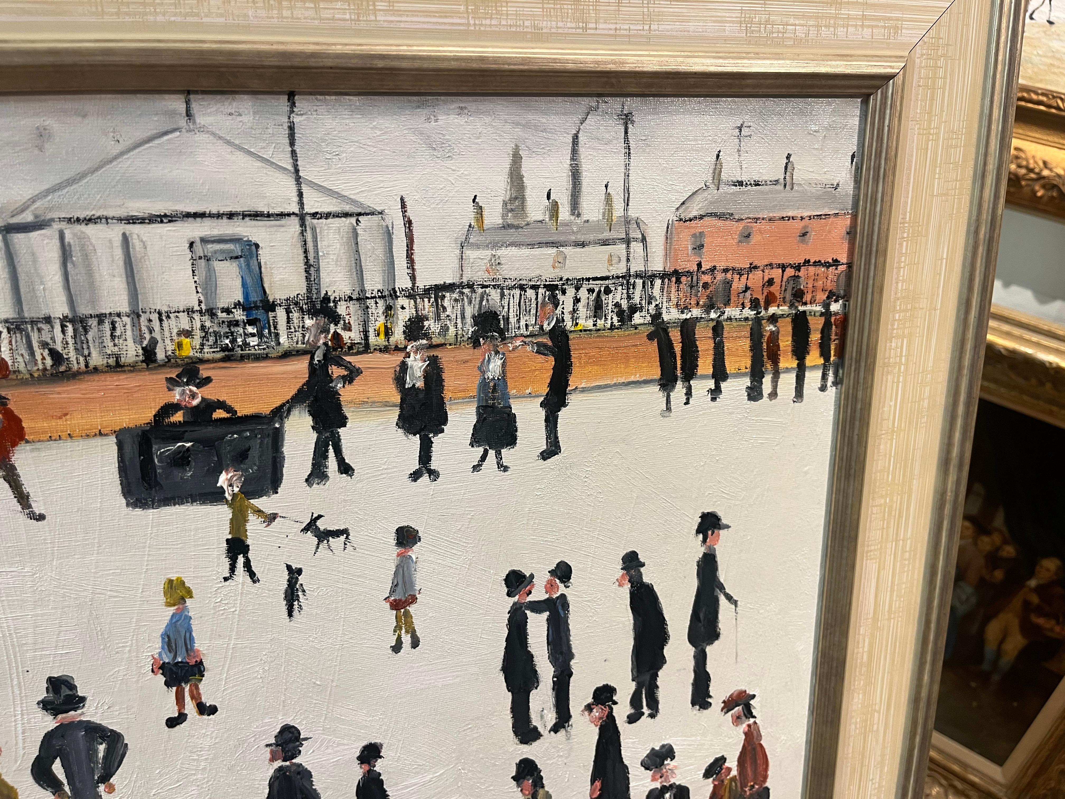 VIEJO MAESTRO Firmado L.S. Lowry 
