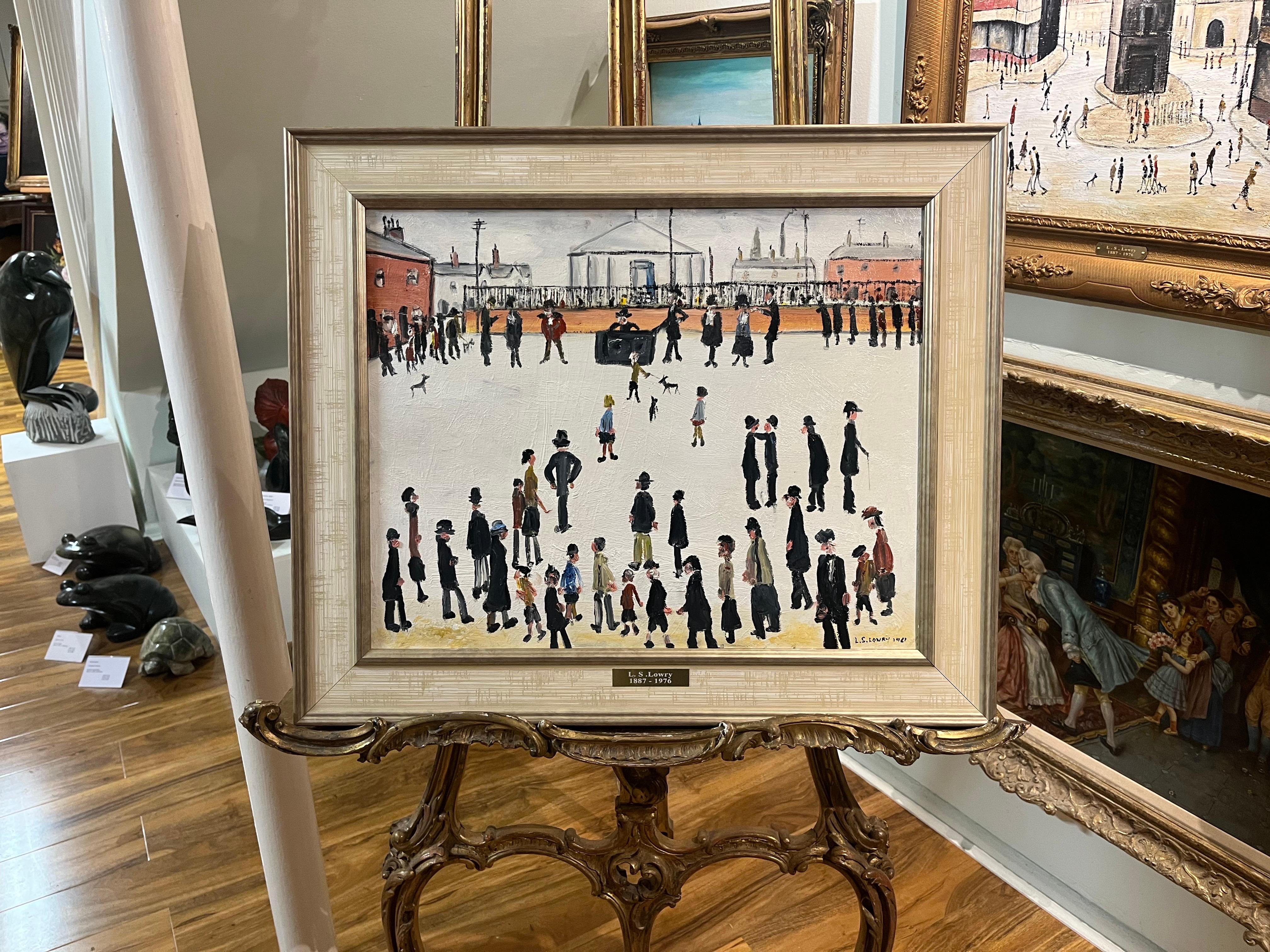 VIEJO MAESTRO Firmado L.S. Lowry 