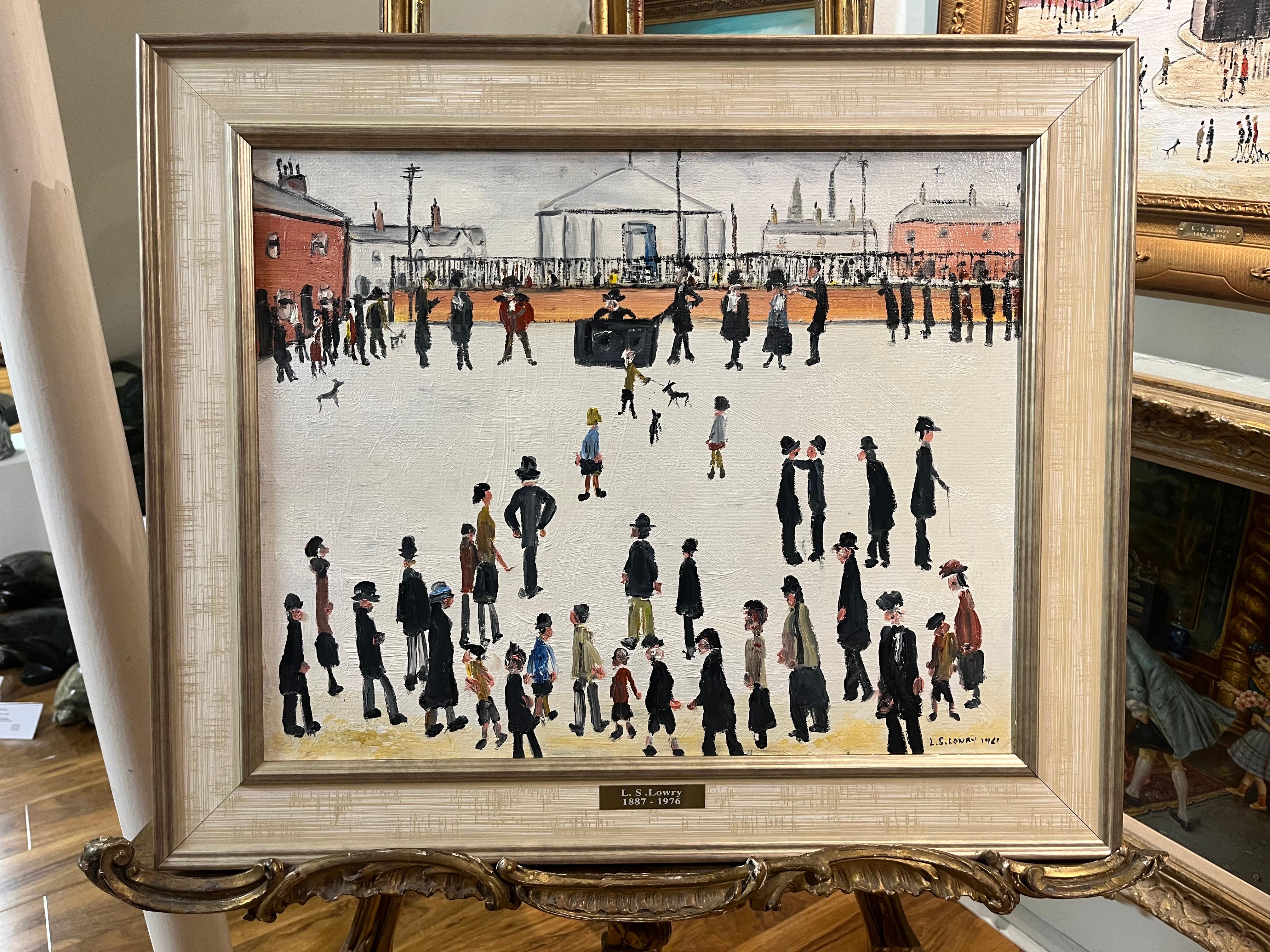 VIEJO MAESTRO Firmado L.S. Lowry 