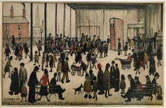 Laurence Stephen Lowry "Punch & Judy" Color Lithograph c.1943