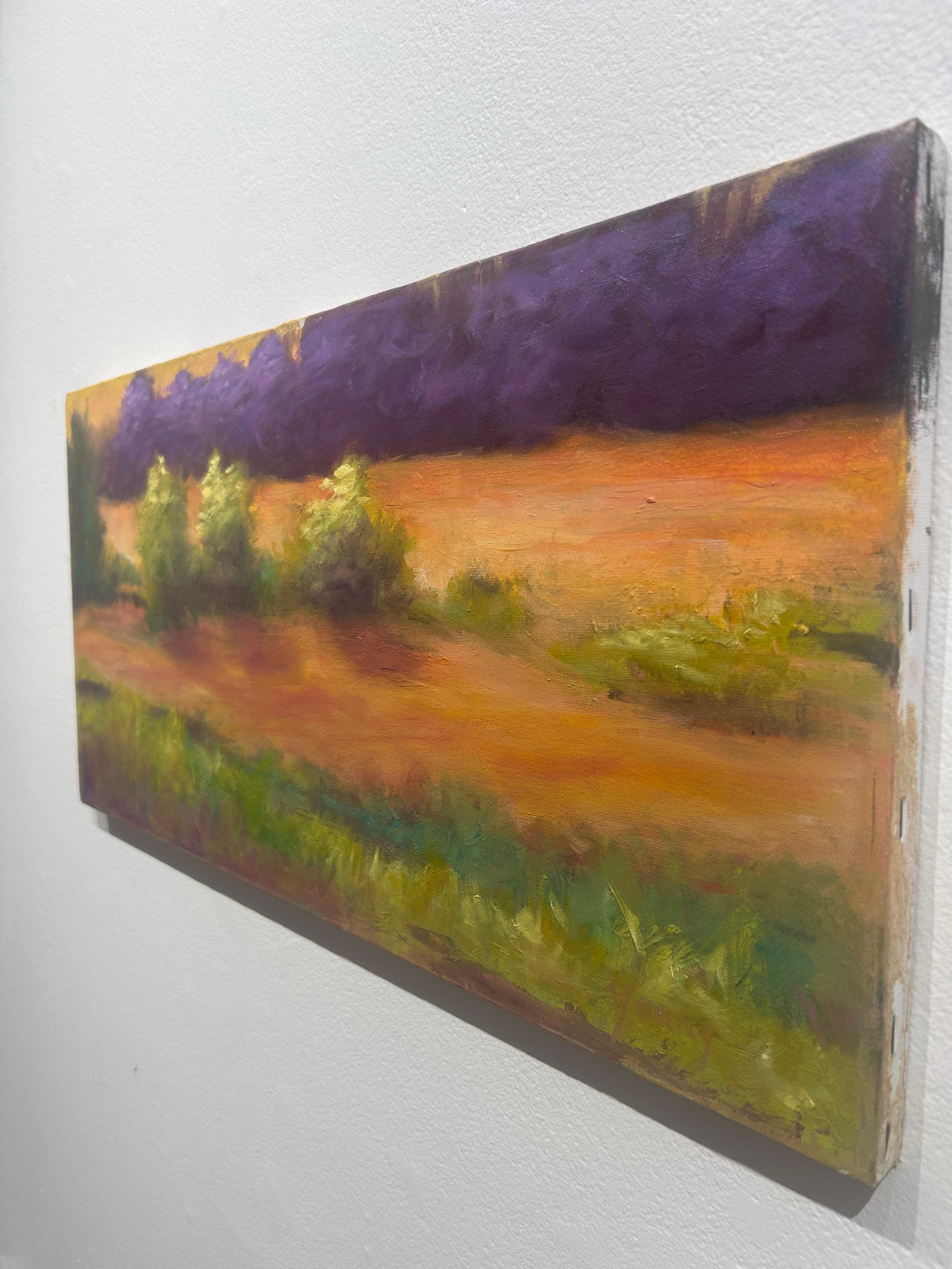 Laurence Young, « L'ordre des choses », peinture de paysage impressionniste 12 x 24 en vente 2