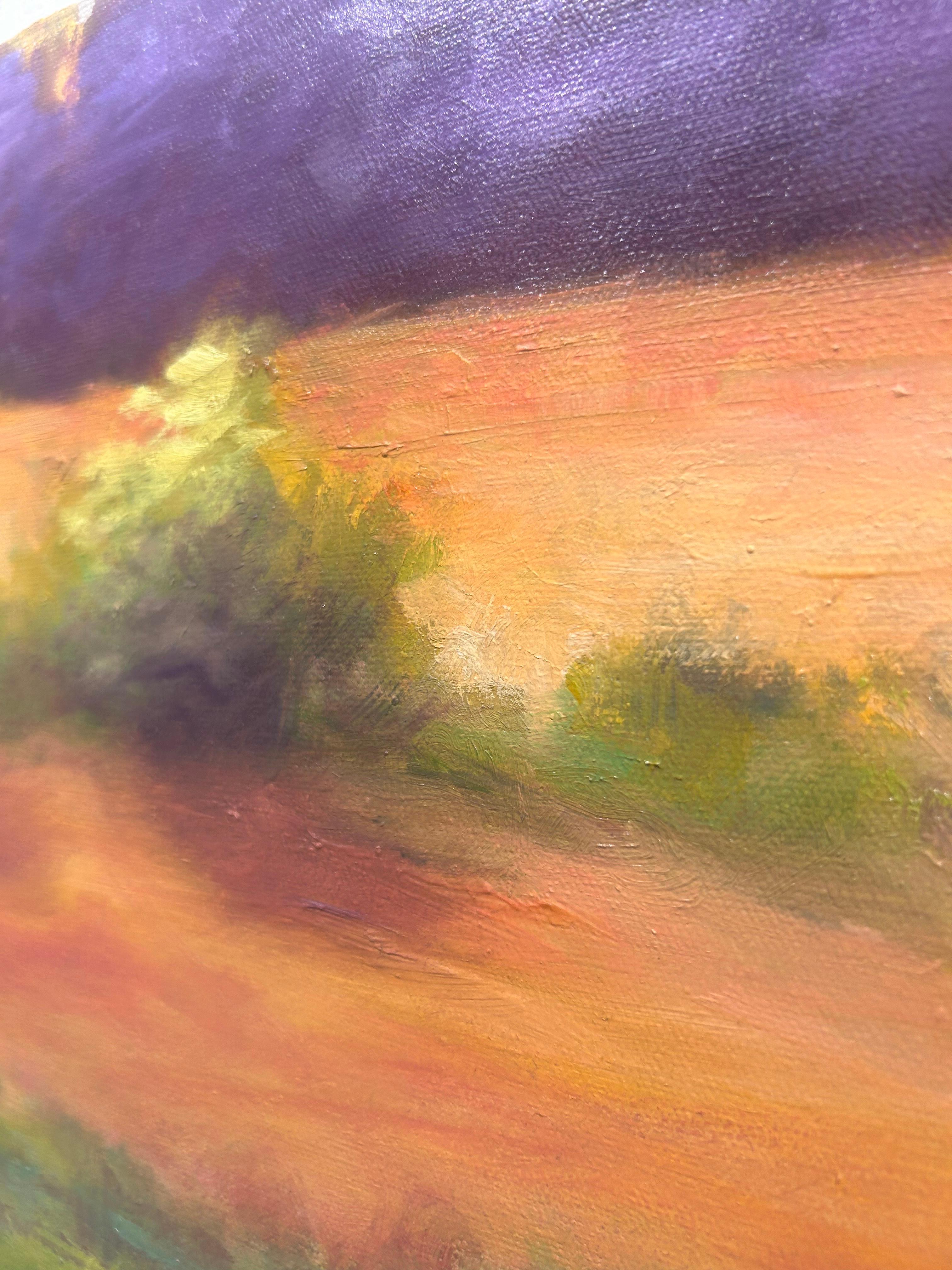 Laurence Young, « L'ordre des choses », peinture de paysage impressionniste 12 x 24 en vente 6