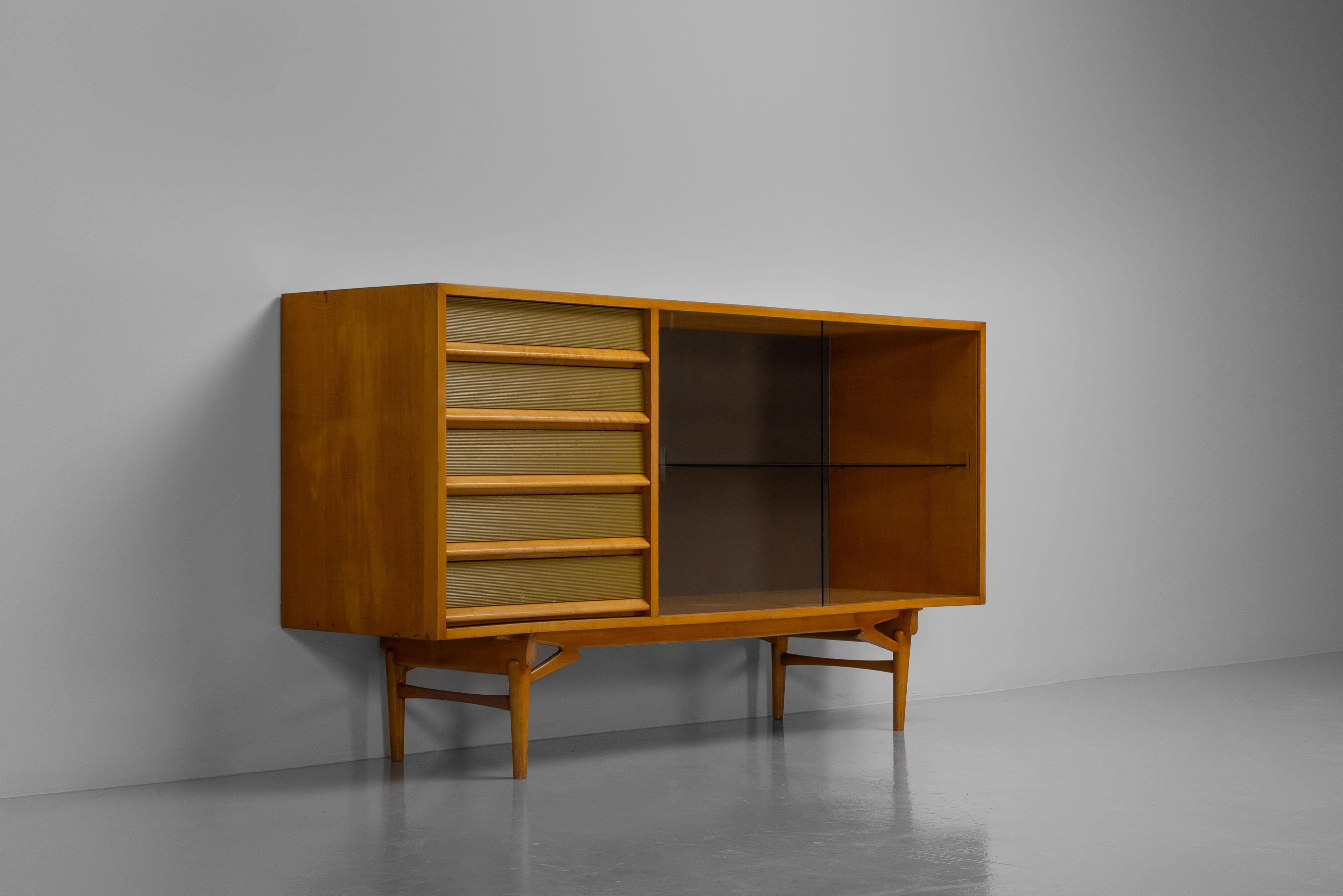 Mid-Century Modern Laurens Bisscheroux credenza the Netherlands 1956 For Sale