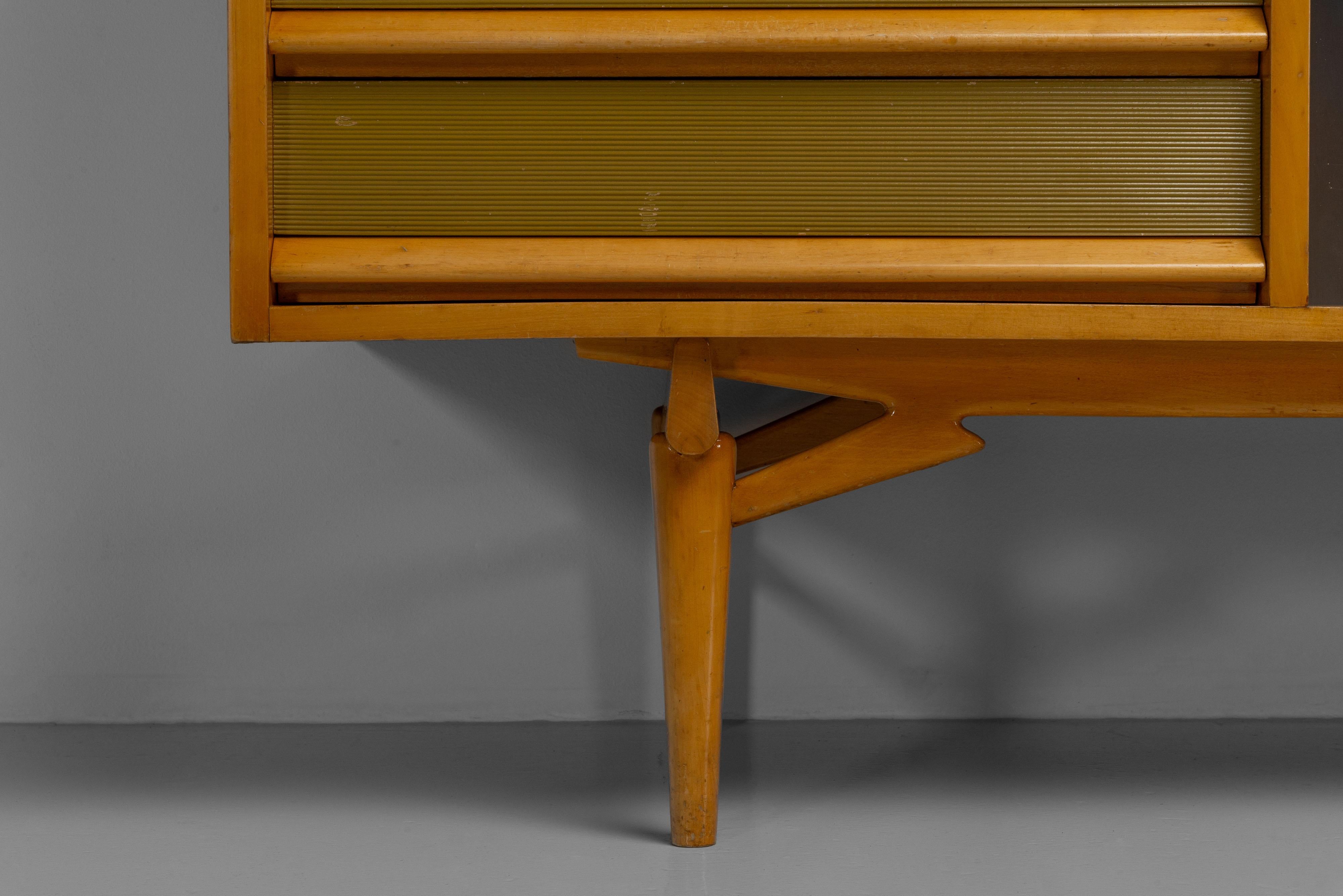 Mid-20th Century Laurens Bisscheroux credenza the Netherlands 1956 For Sale