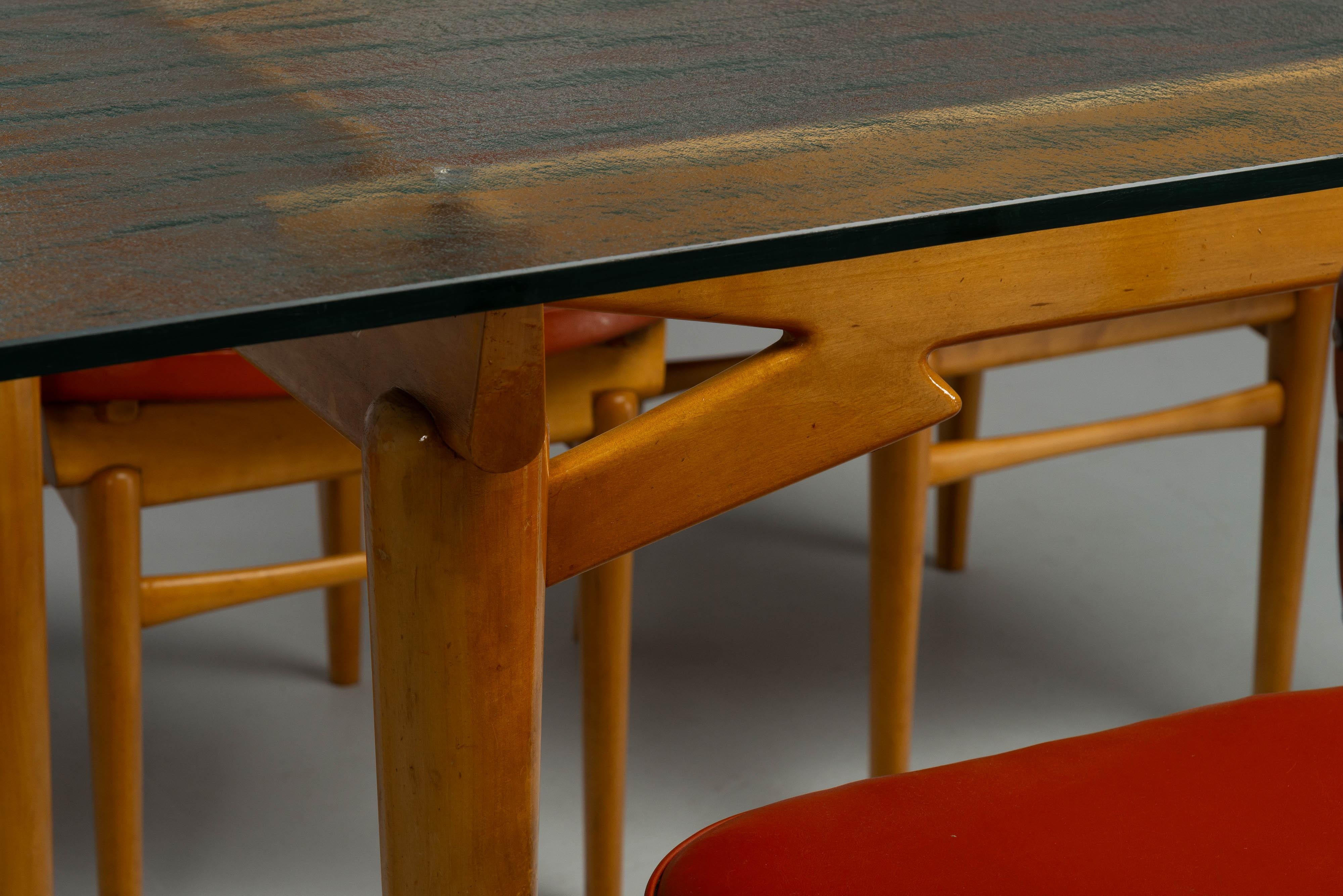 Ensemble de salle à manger Laurens Bisscheroux Pays-Bas 1956 en vente 2
