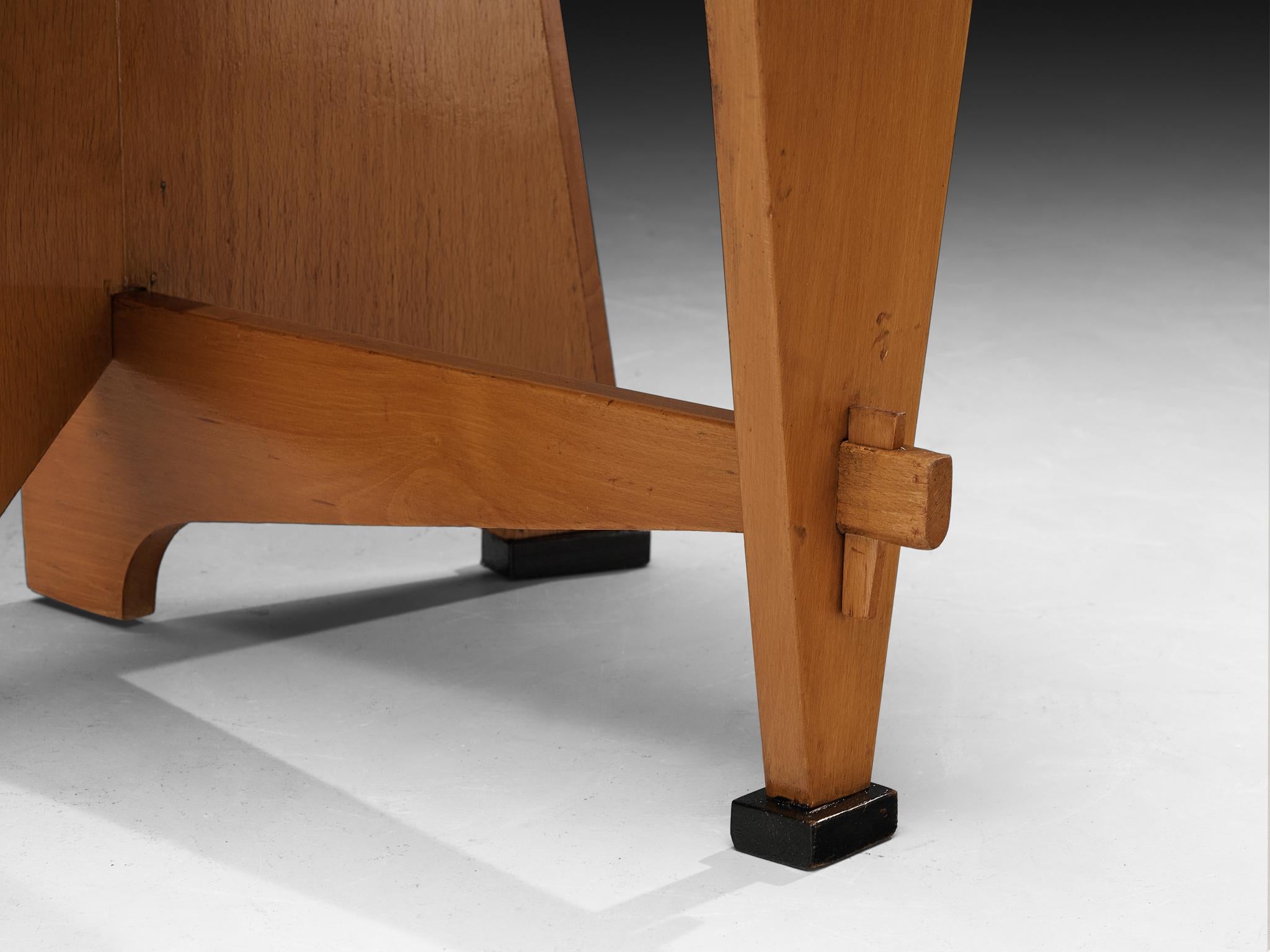 Laurens Groen, sedie da salotto Art Deco in legno e velluto a coste beige degli anni '20 in vendita 2