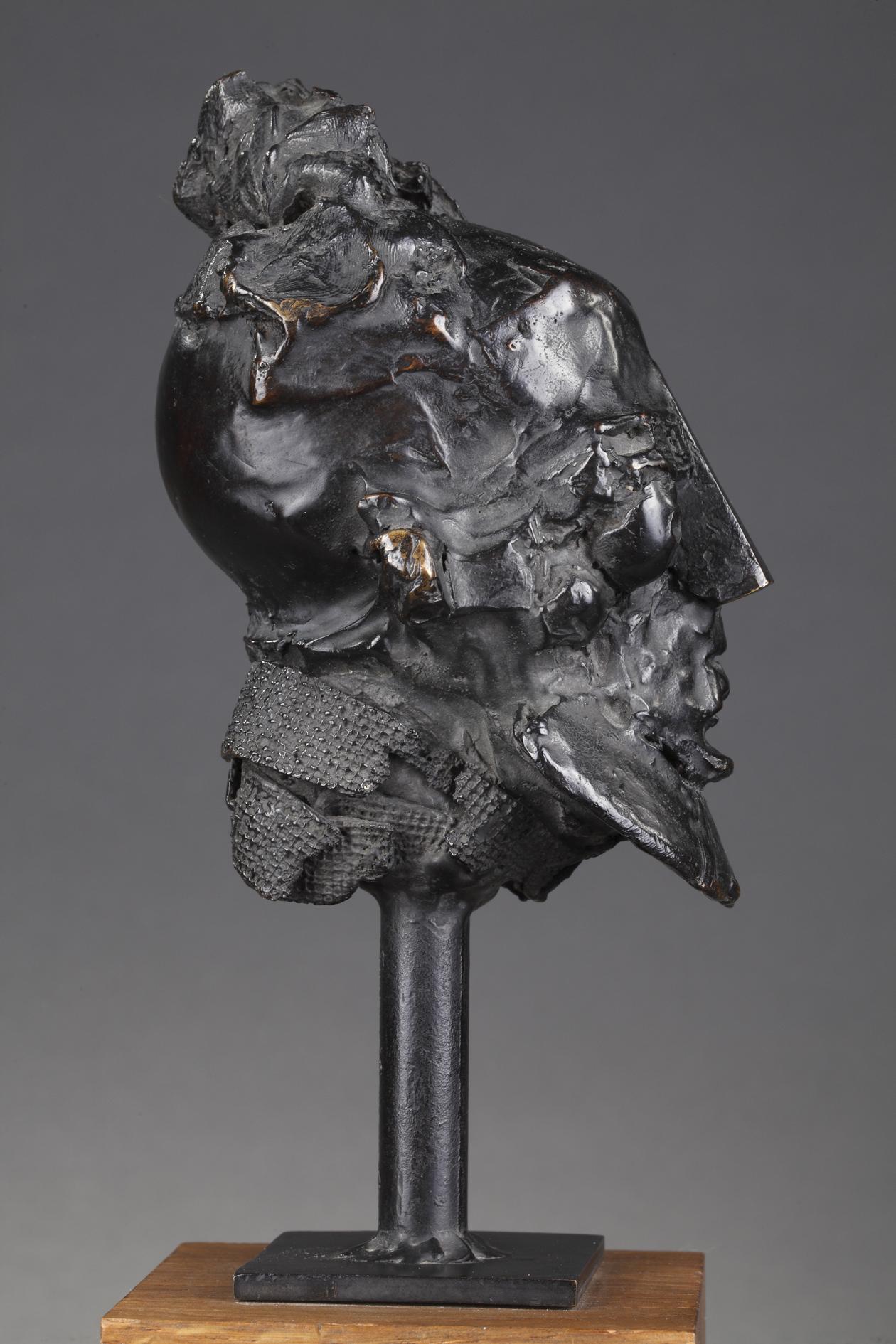 Laurent Belloni (geb. 1969)
Kopf eines Mannes
 
Bronzeguss mit nuancierter schwarzer Patina
Signiert 