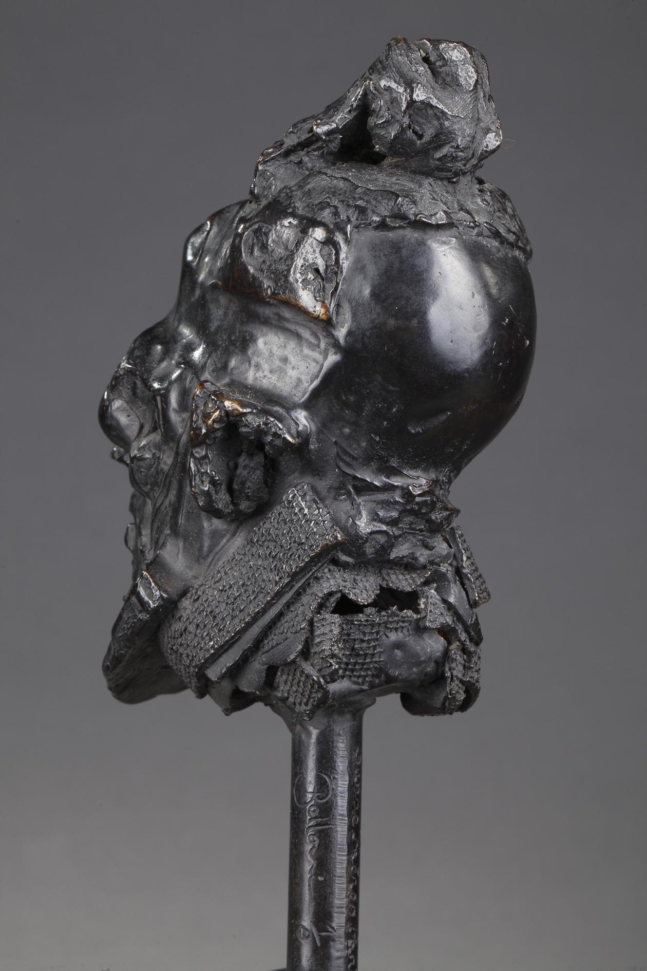 Laurent Belloni (né En 1969)
Man's head
 
Bronze cast with a nuanced black patina
Signed 