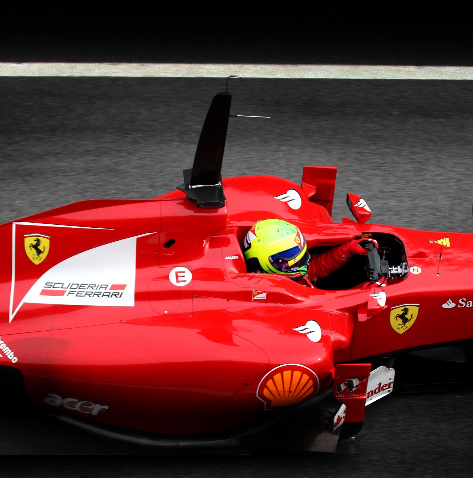 Formula 1 Ferrari - Felipe Massa, Signed limited edition still life, Race - Contemporary Photograph by Laurent Campus