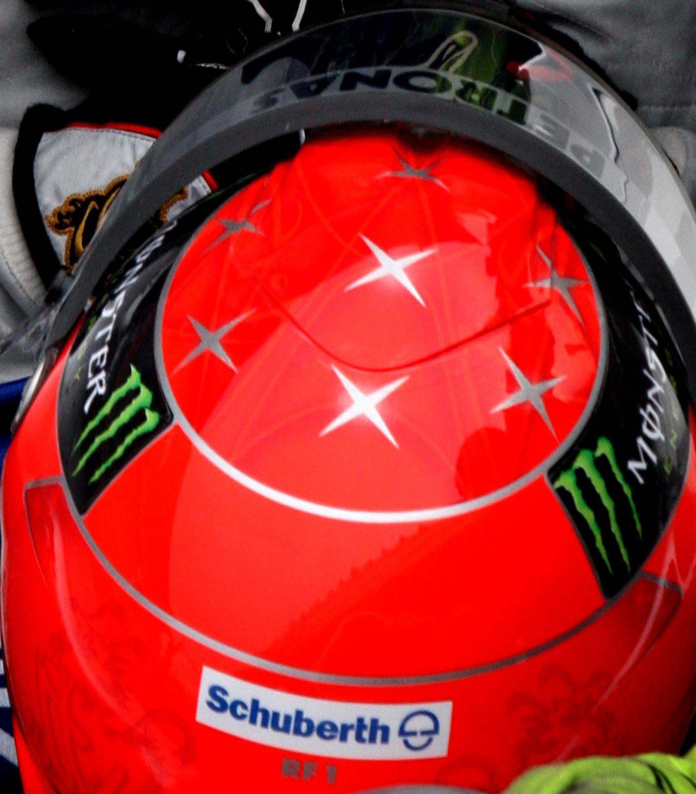 Last Dance 1- Michael Schumacher Formel 1 Mercedes, Rot, Stilllebenfoto, Rennen (Zeitgenössisch), Photograph, von Laurent Campus