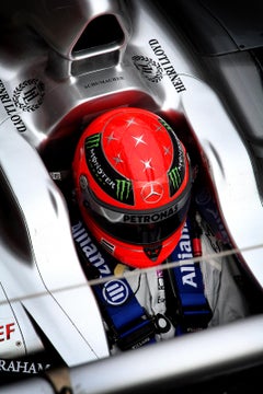 Last Dance 3- Michael Schumacher Formula 1 Mercedes, Red, Still life photo, Race