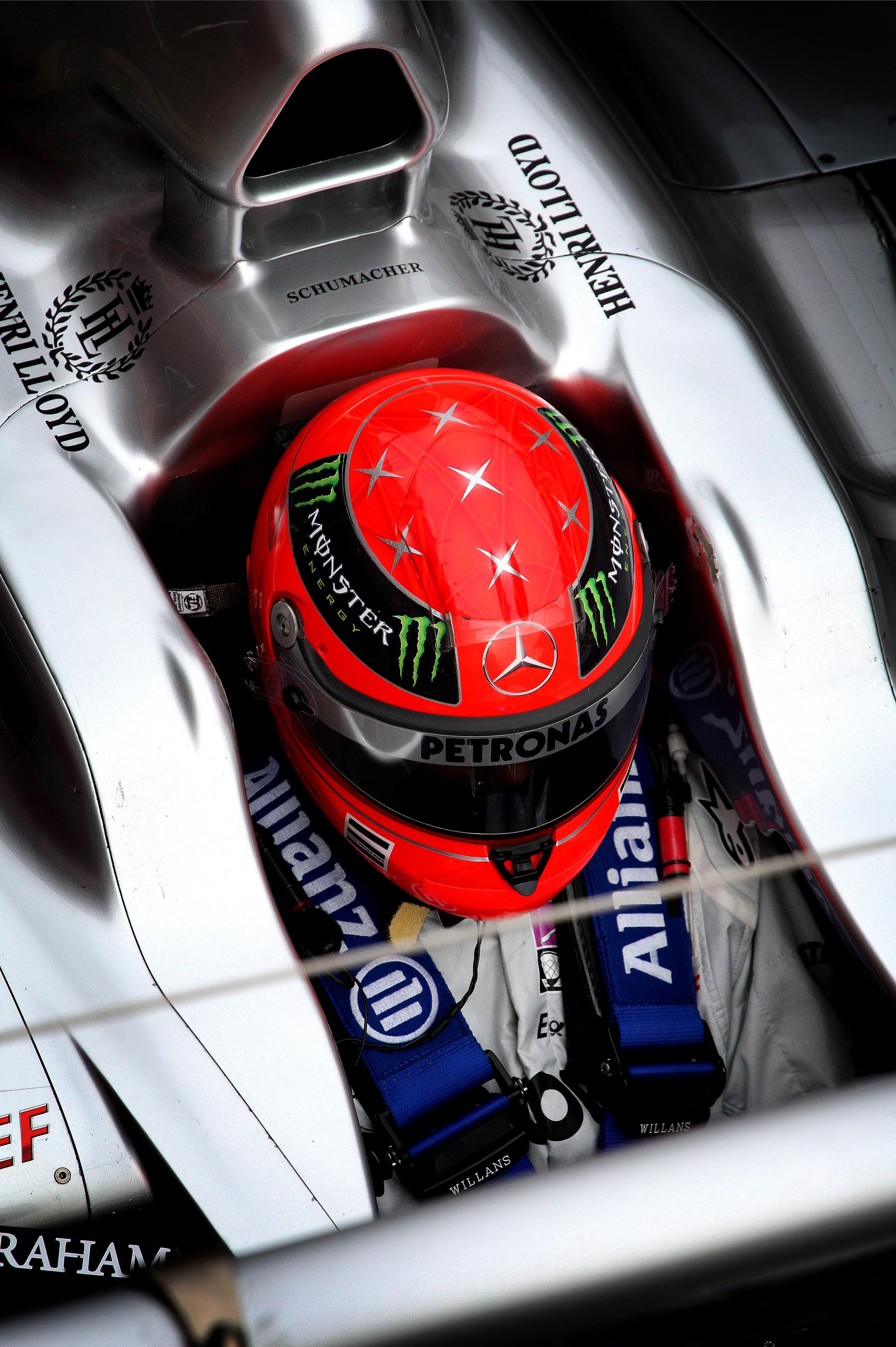 Last Dance 3- Michael Schumacher Formula 1 Mercedes, Red, Still life photo, Race