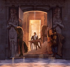 Capharnaum - digital manipulated photograph of a flying Parisian house