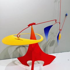 Pitch Hitter / Stabile/mobile steel and aluminum sculpture