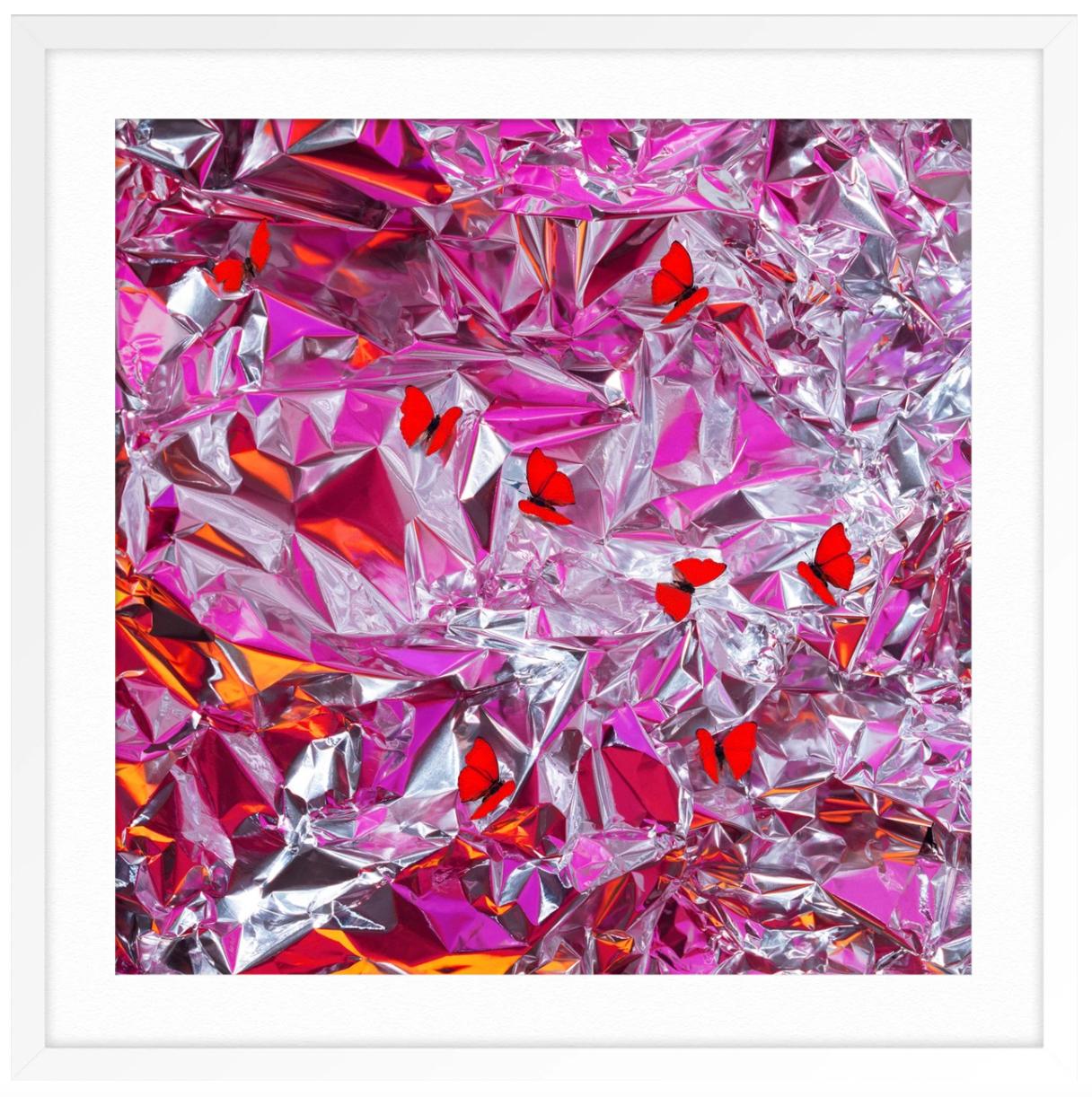 Innocence 25 - Pink Abstract Print by Laurent Elie Badessi