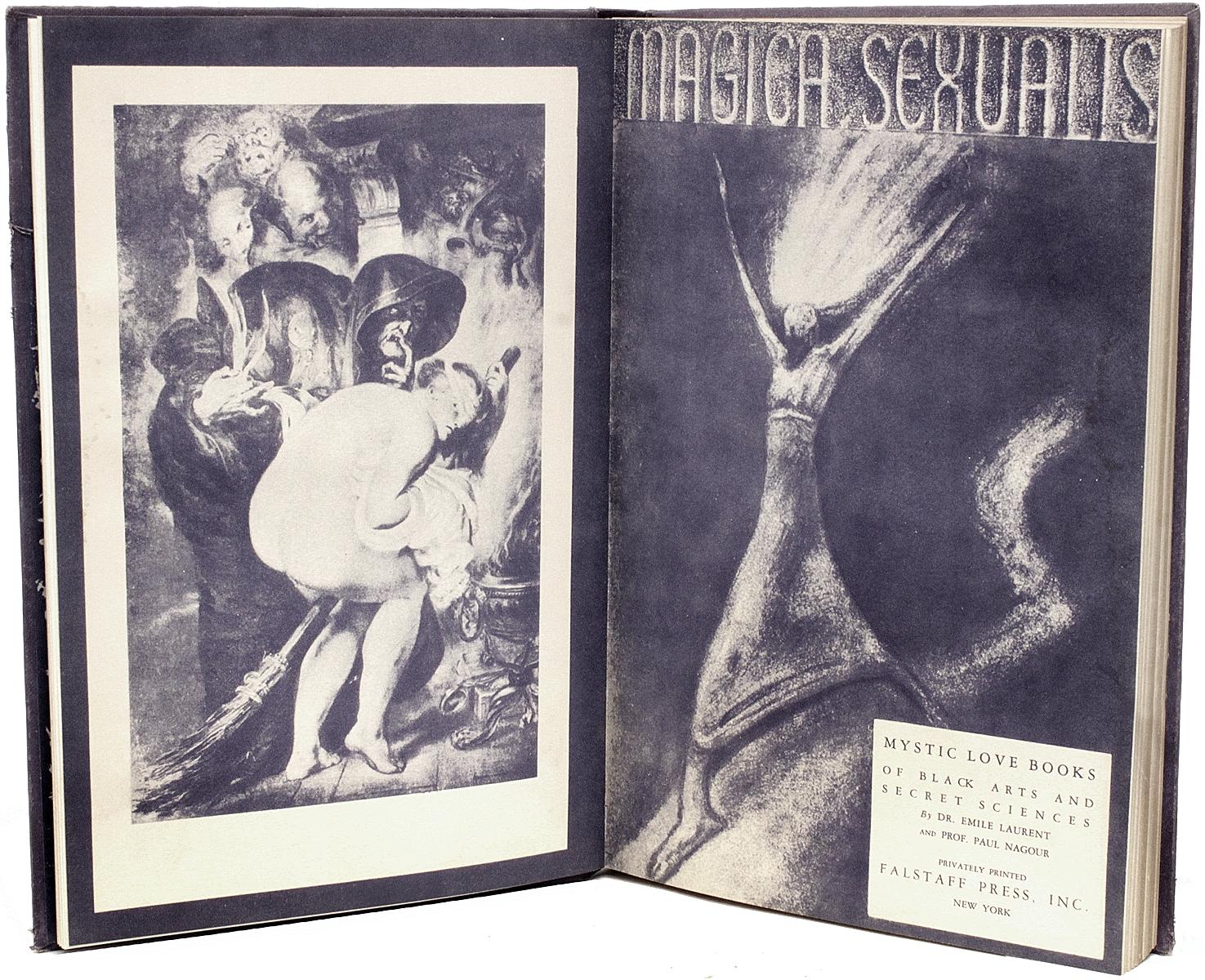 Mid-20th Century LAURENT, Emile & Paul Nagoury, MAGICA SEXUALIS Mystic Love Books, 1934