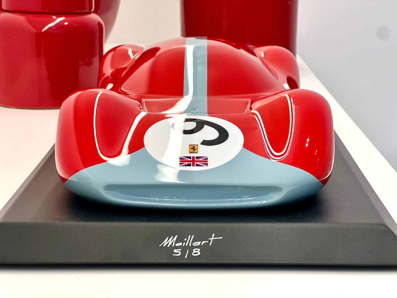 LAURENT MAILLART - Ferrari 330 P4, Rosso n9 - Sculpture Pop Art di Laurent maillart 