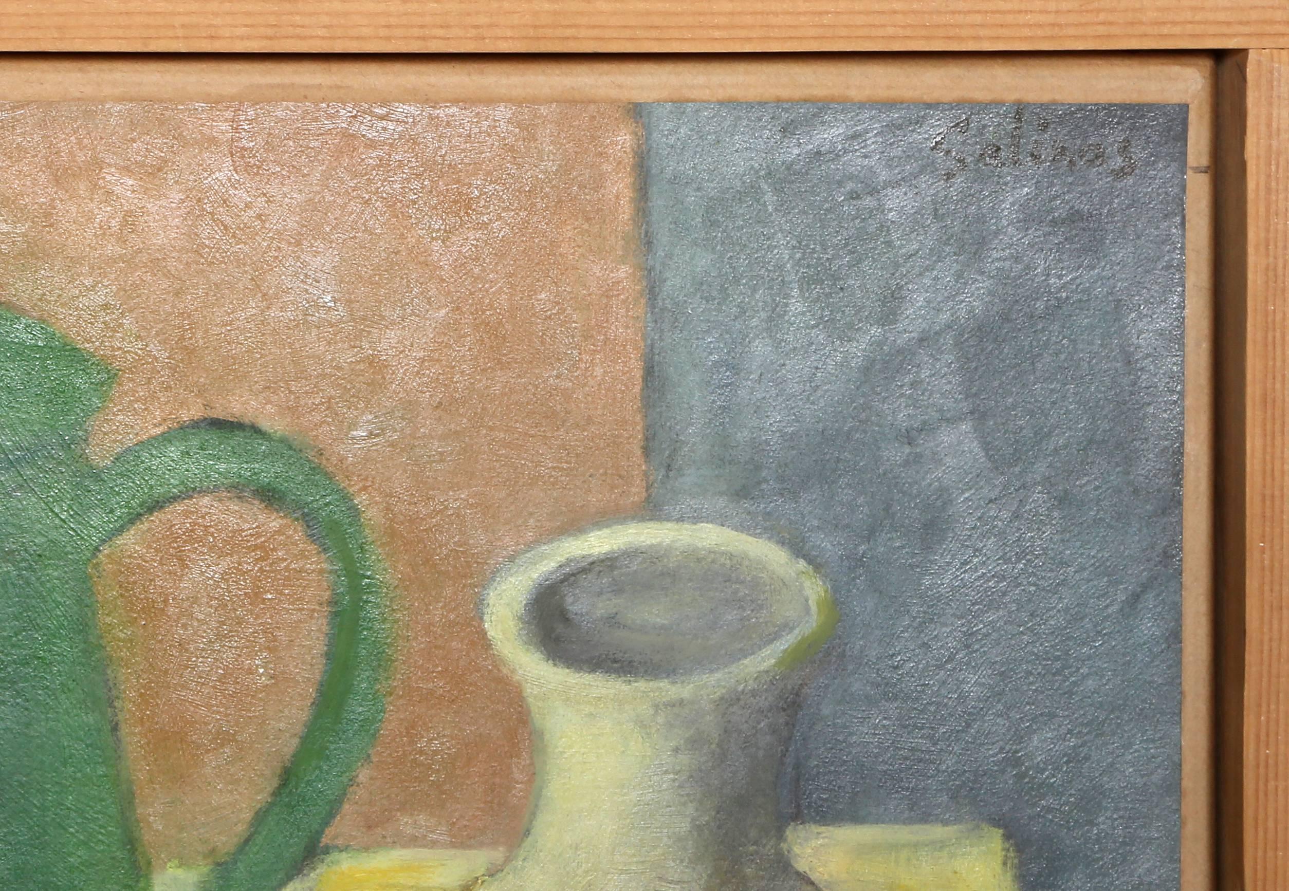 Laurent Marcel Salinas: „Vase und Kelch“, Citrouille, Citron, Vase im Angebot 1