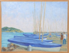 Les Lecques, Seascape and Boats, Laurent Marcel Salinas