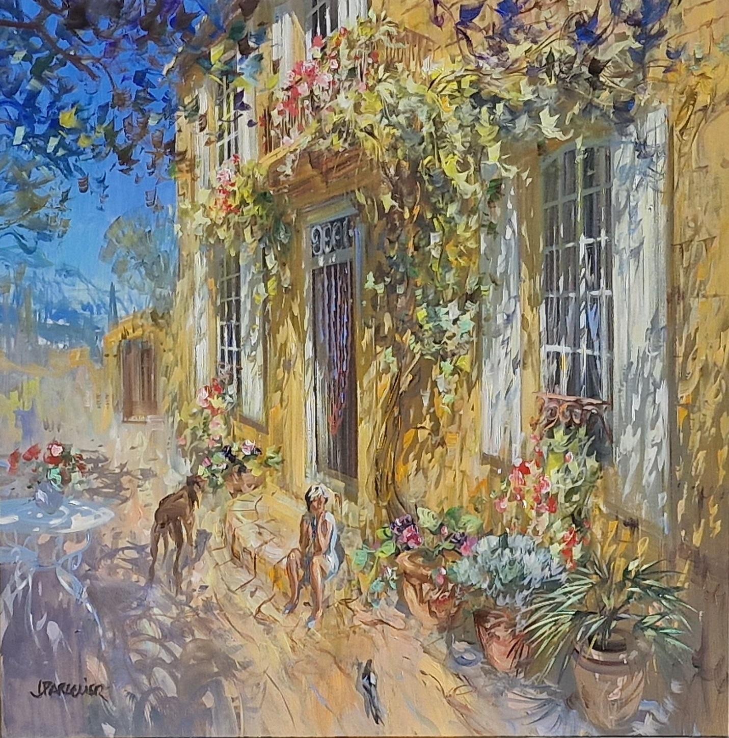 L' Heure d'Orée Pittura a olio su tela di lino Impressionismo Luce del Sole In magazzino