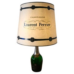 Vintage Laurent Perrier Champagne Cuveé Grand Siecle Black Label Advertising Table Lamp 